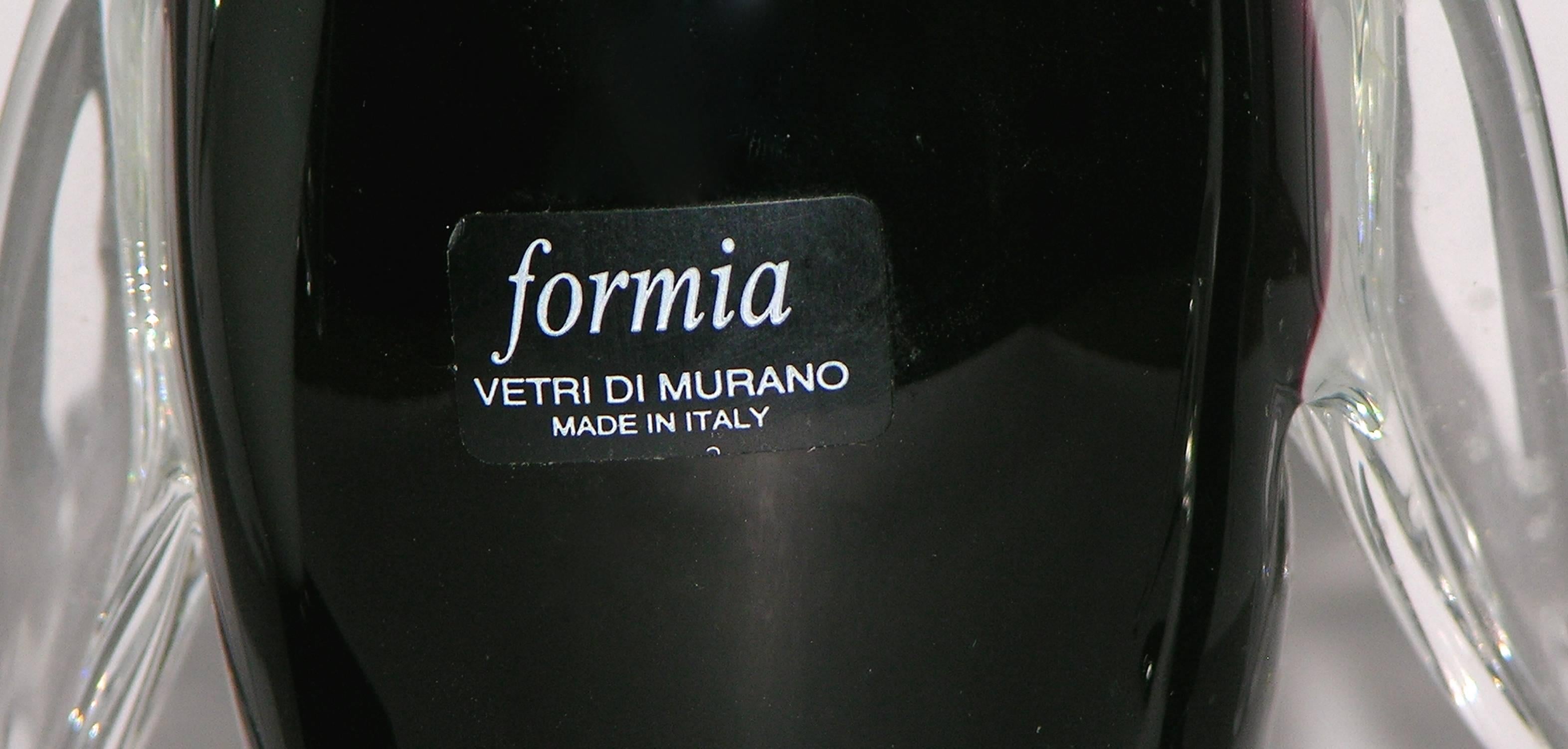Italian Formia 1990 Family of Three Murano Glass Penguins