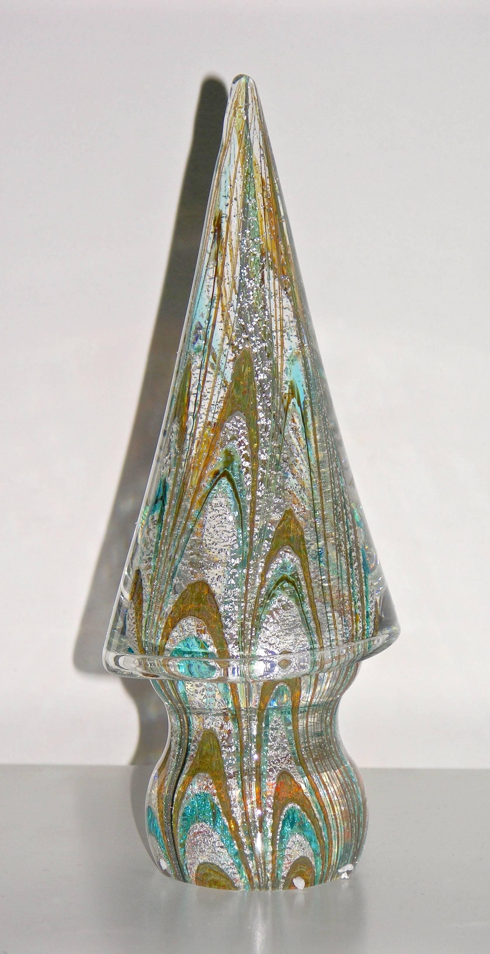 vintage murano glass christmas tree