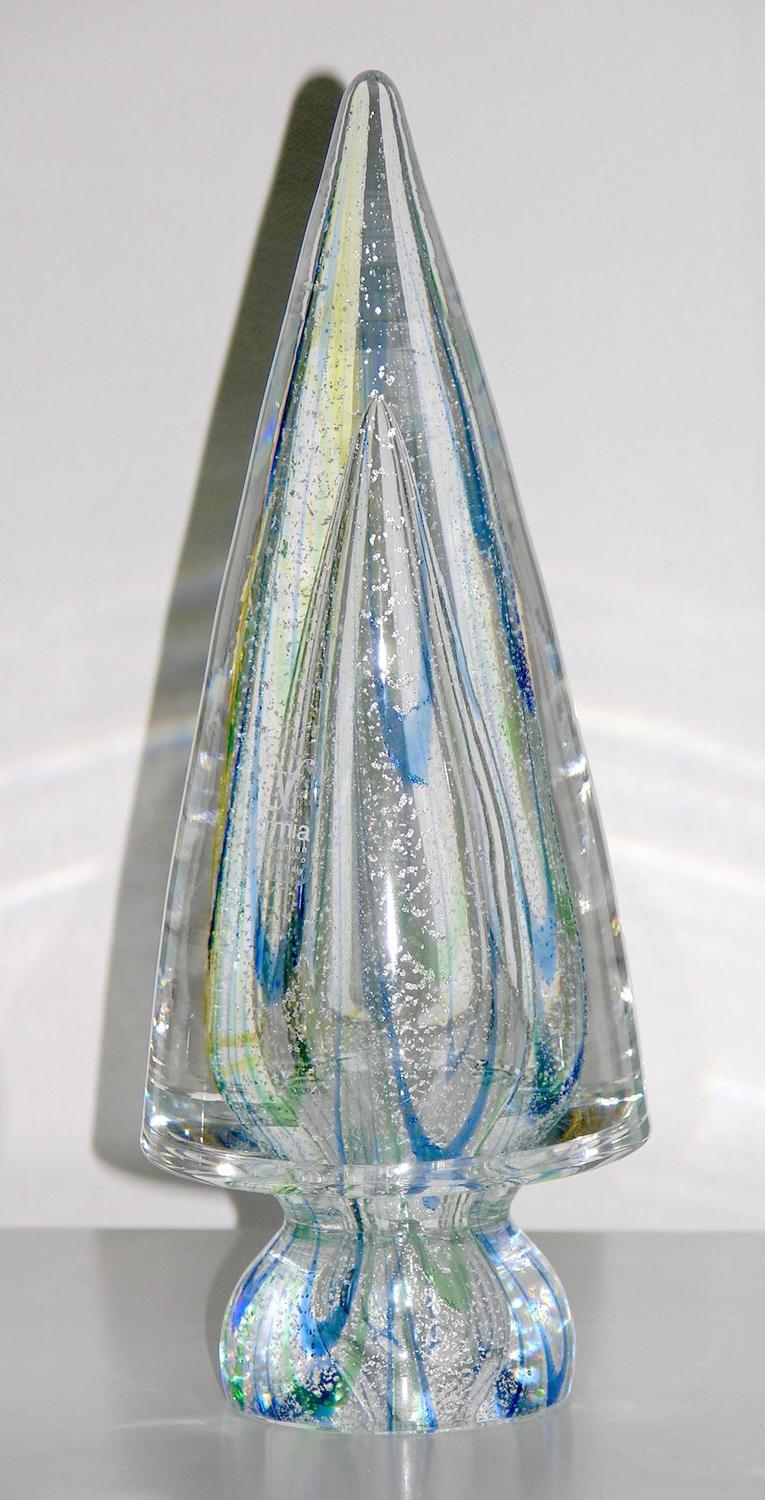 vintage italian murano glass christmas tree sculptures by vintage italian murano glass christmas tree sculptures by