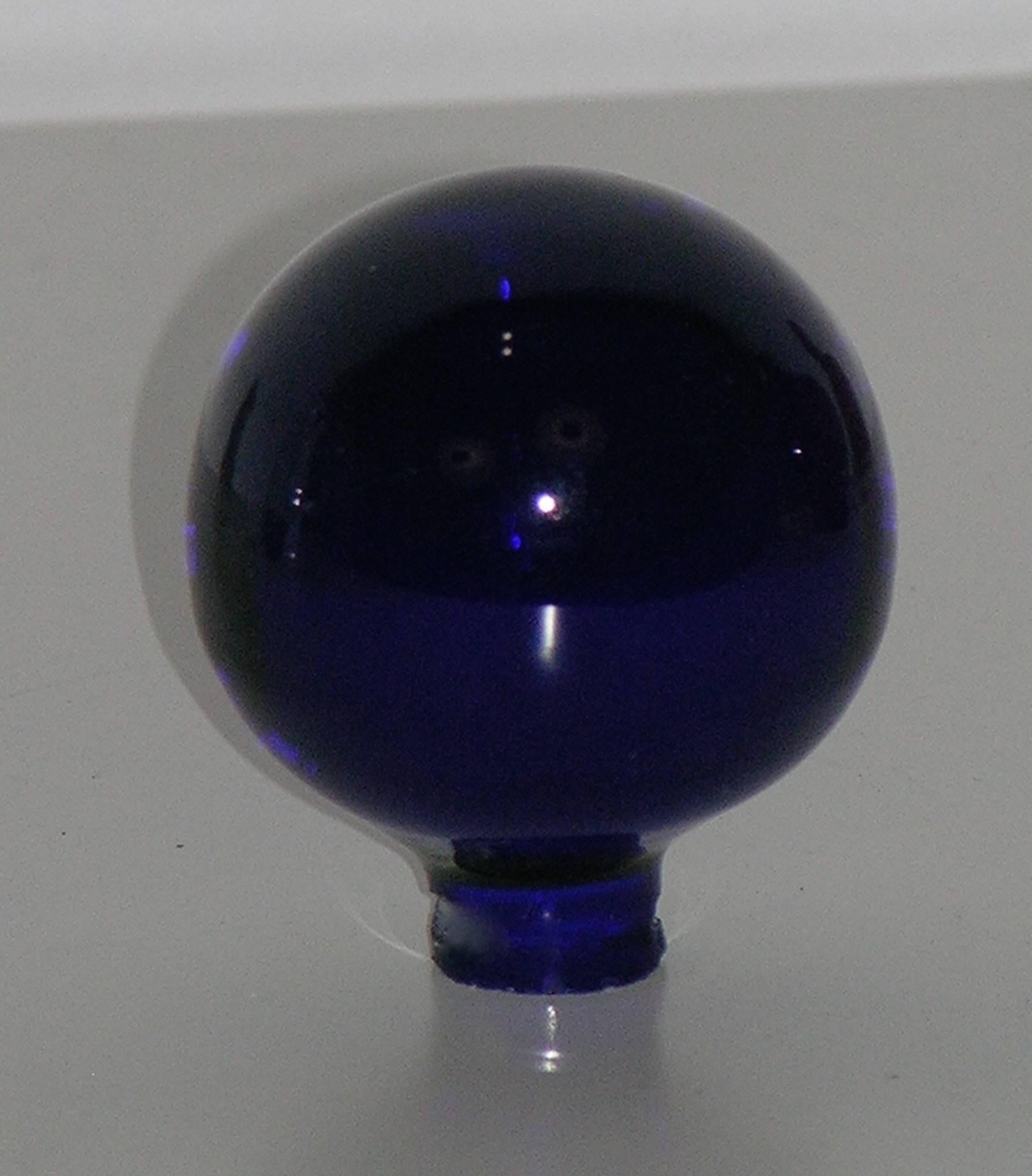 Italian Formia Silver Speckled Murano Glass Perfume Bottle with Blue Stopper