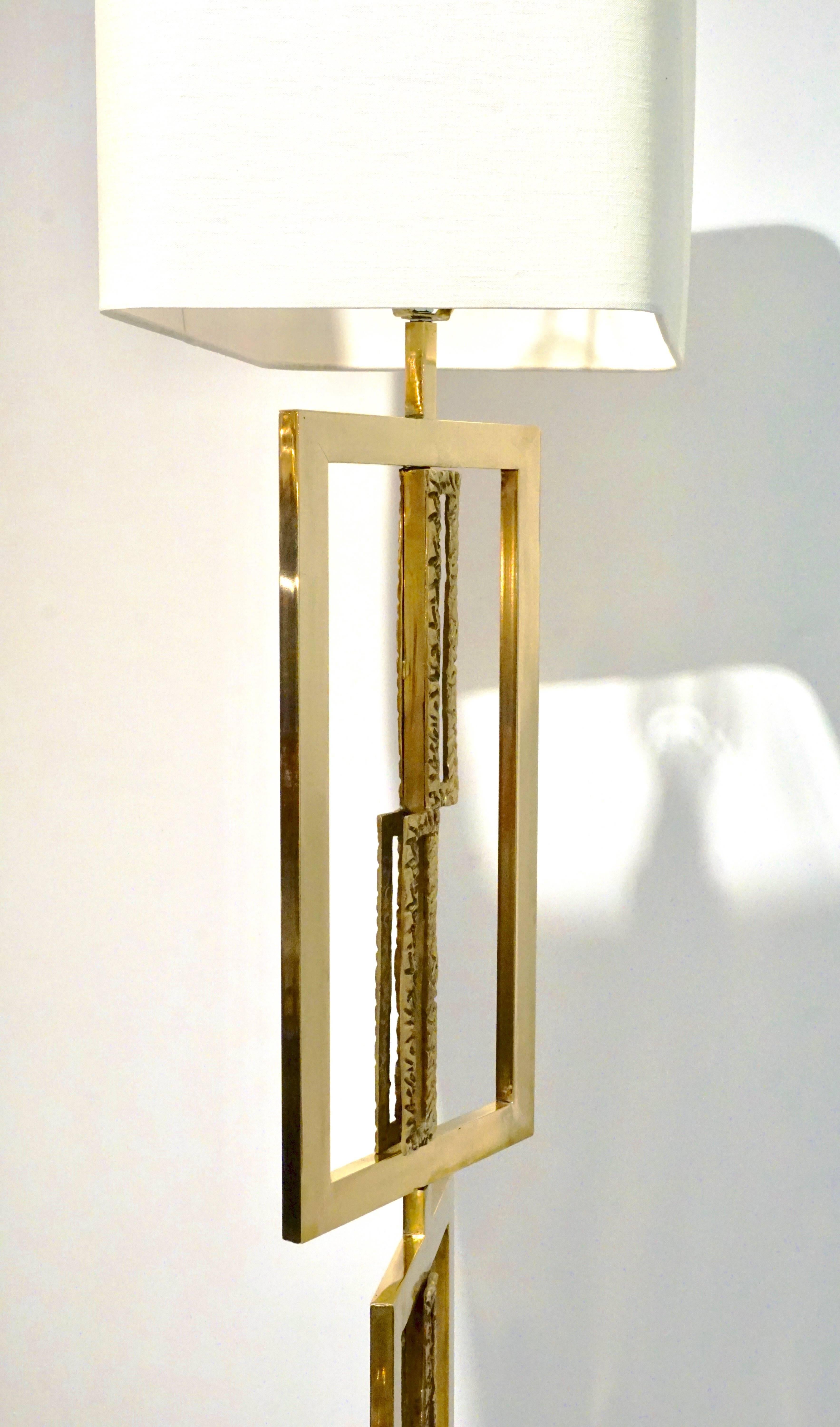 gold contemporary floor lamp