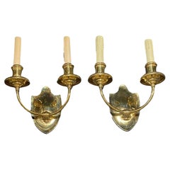 1920's Caldwell Gilt Bronze Sconces