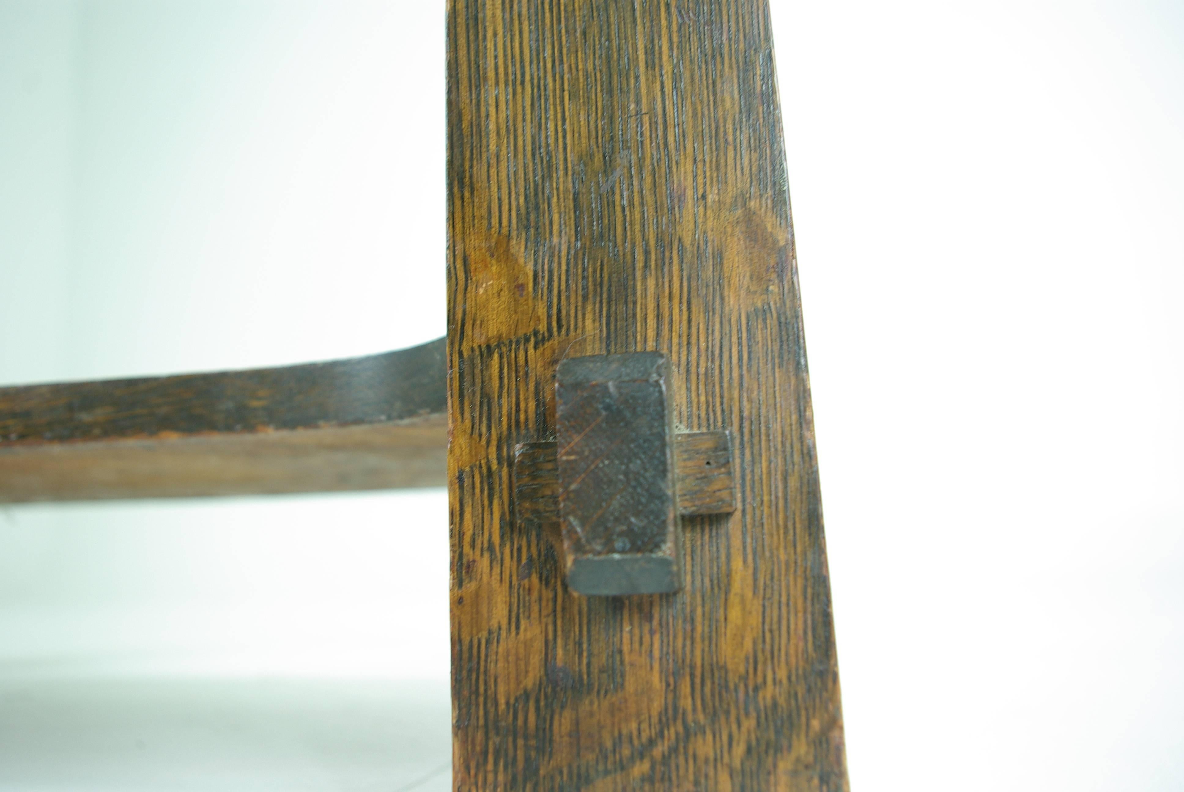 tiger oak desk