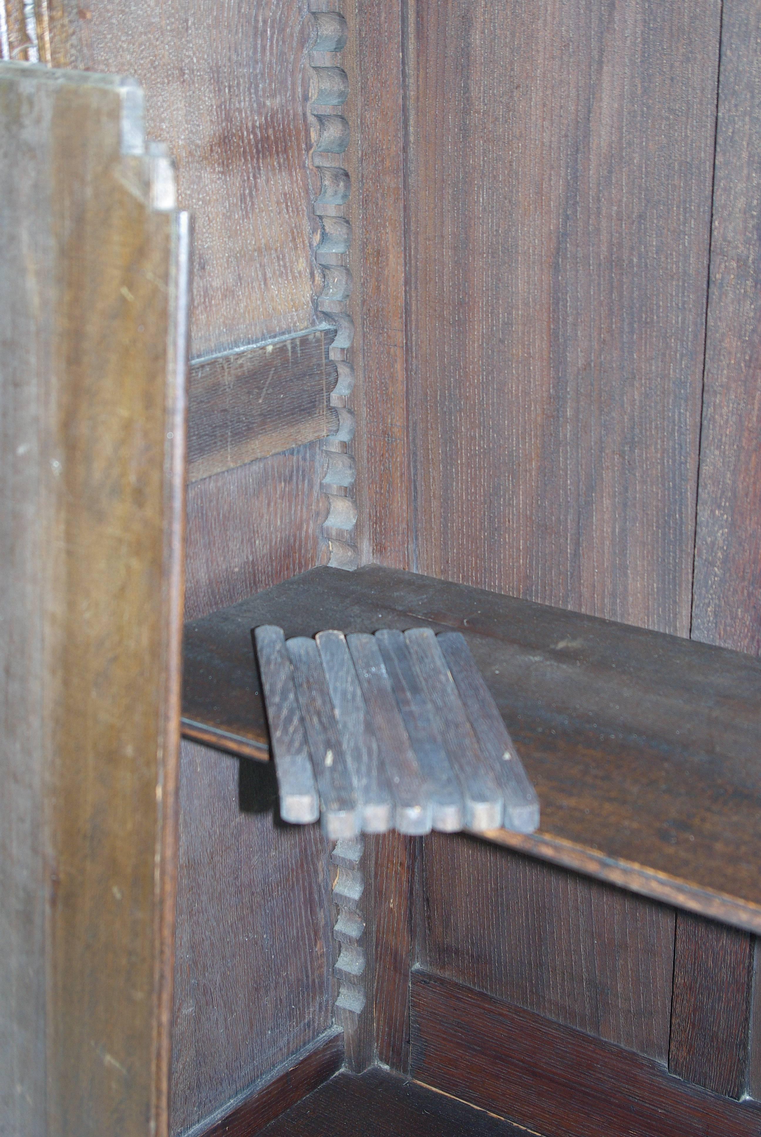 Hand-Crafted Antique Bookcase, Victorian Bookcase, Carved Oak, Scotland 1880, B452