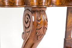 B628 Antique Scottish Victorian Burr Walnut Duchess Dressing Table, Vanity