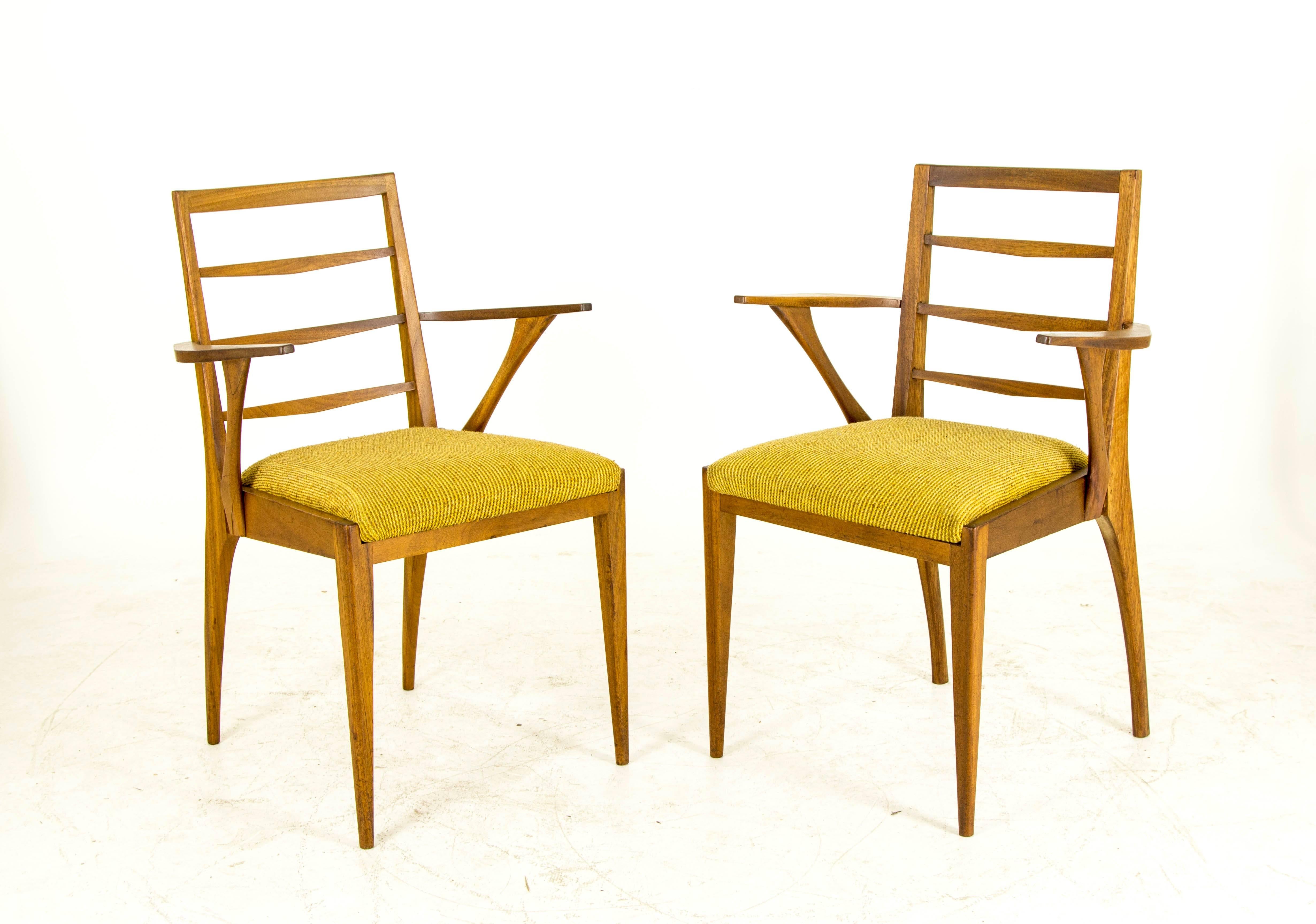 Vintage Mid-Century Modern Six Teak Dining Side Chairs by G Plan In Excellent Condition In Vancouver, BC