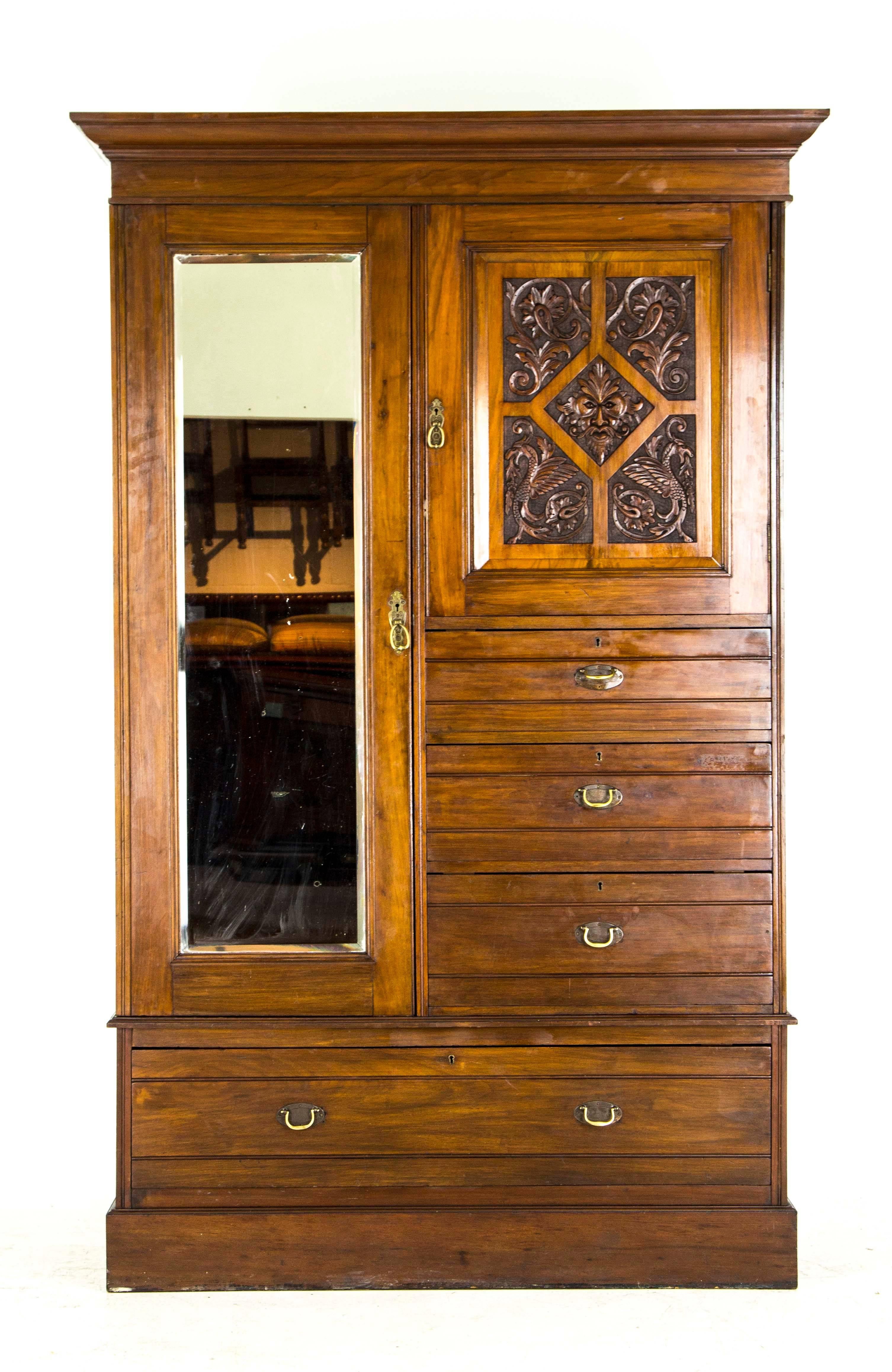 antique gentleman's wardrobe