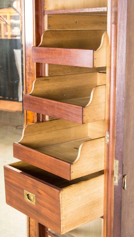 Large Antique Scottish Victorian Three-Door Walnut Armoire, Wardrobe ...