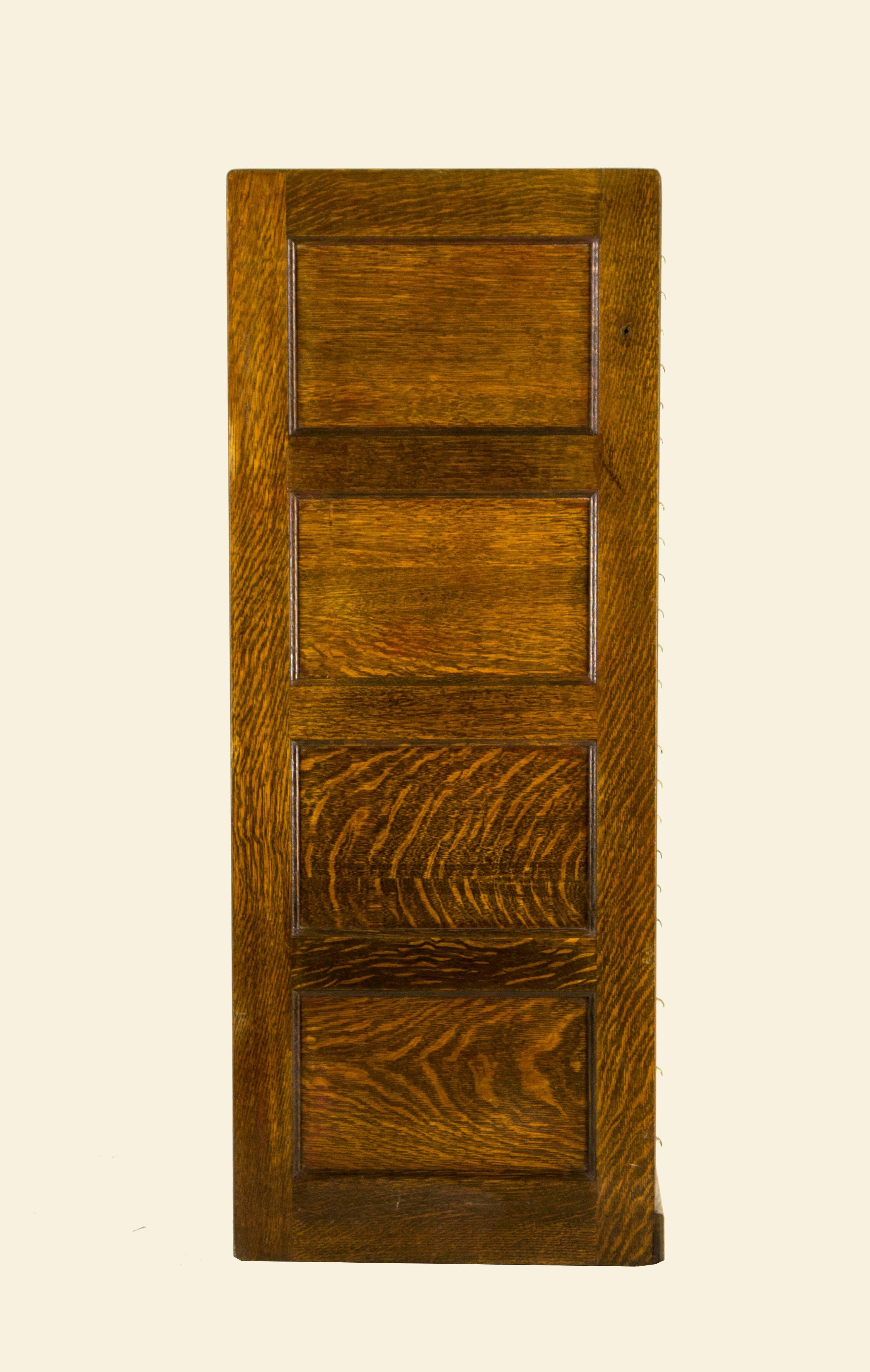 Antique Quarter Sawn Oak Macey Flat File Cabinet, 21 Drawers, 1920s 2