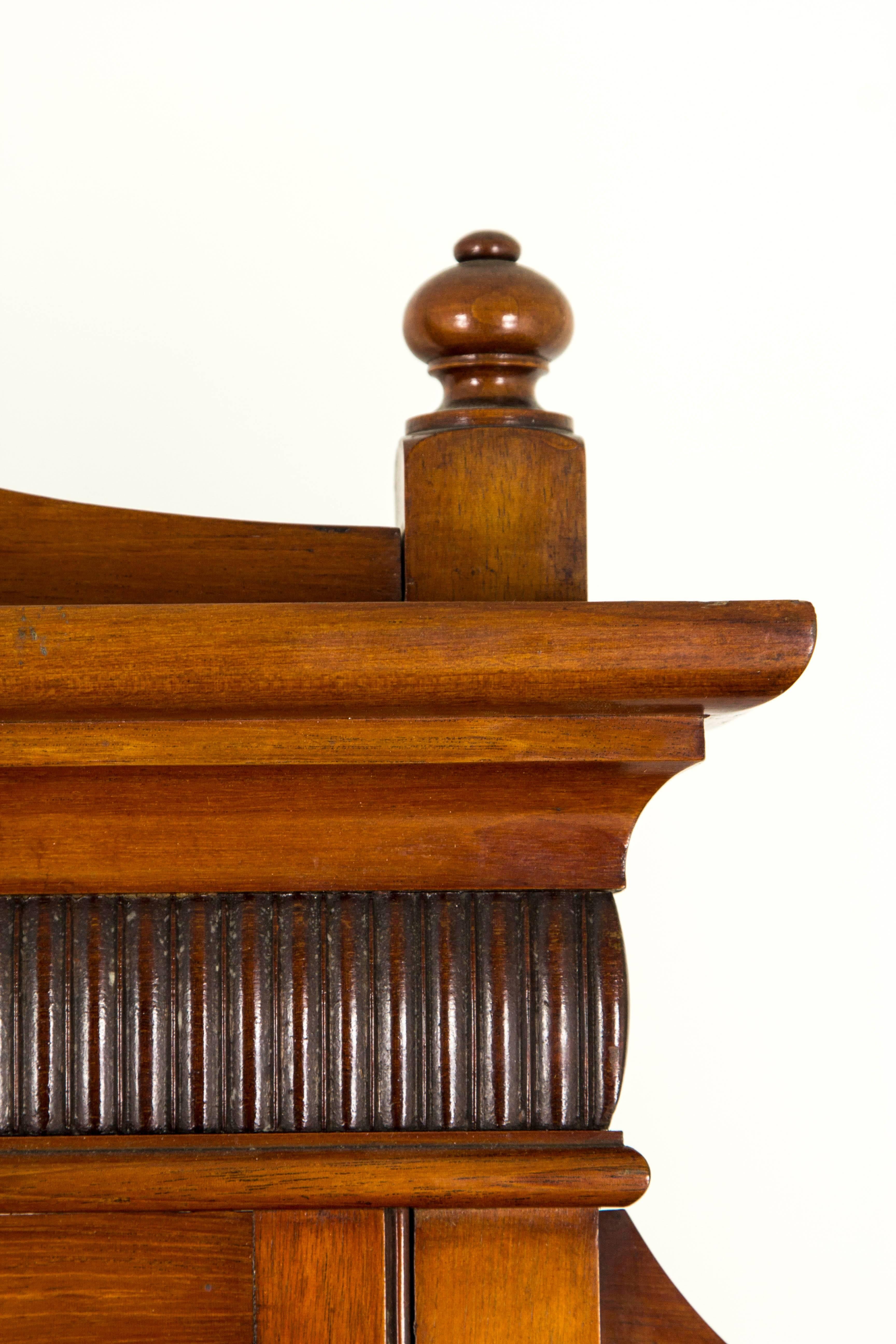 Hand-Crafted Antique Walnut Sideboard, Scottish Victorian Buffet, Scotland 1870, B674