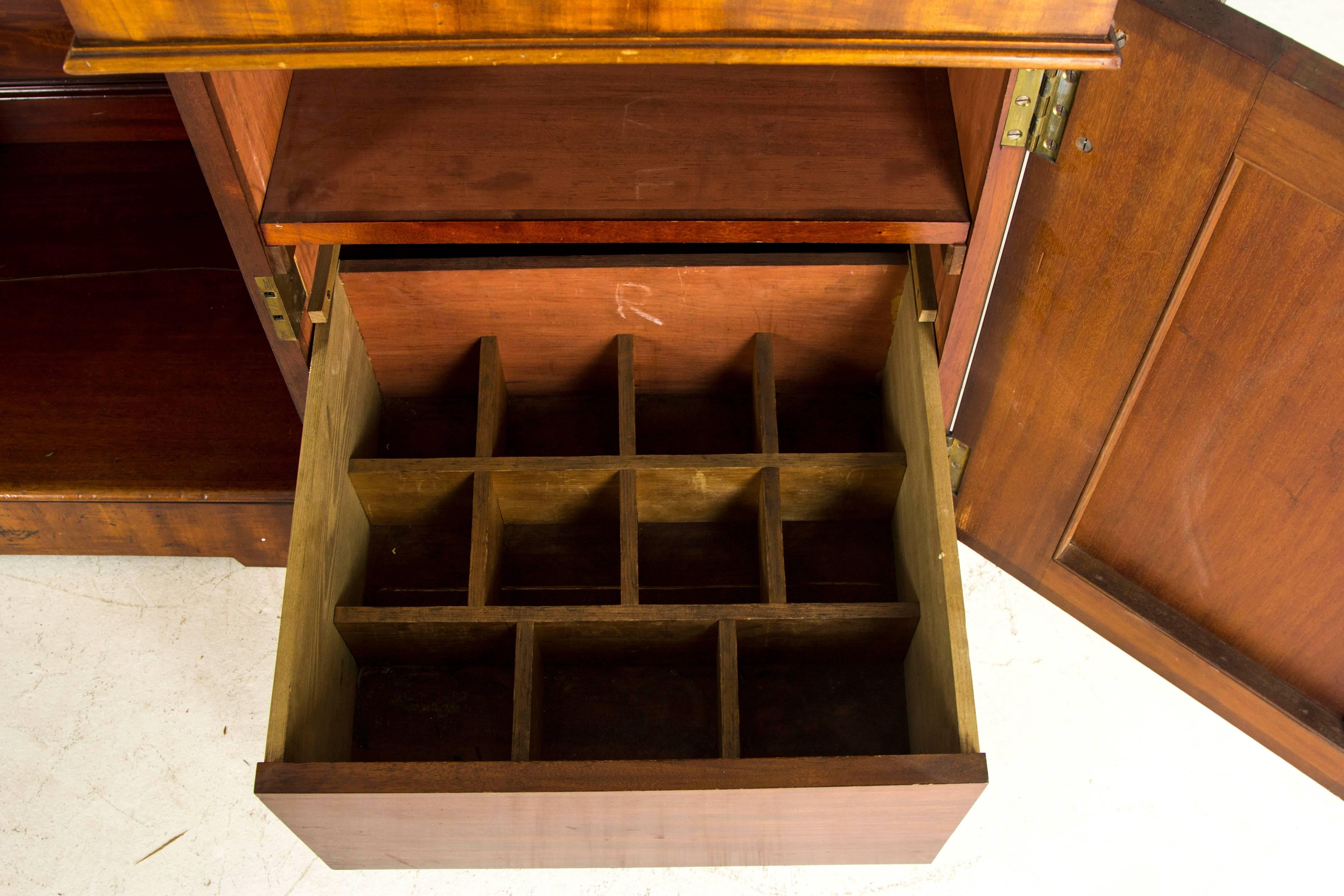 antique mahogany buffet