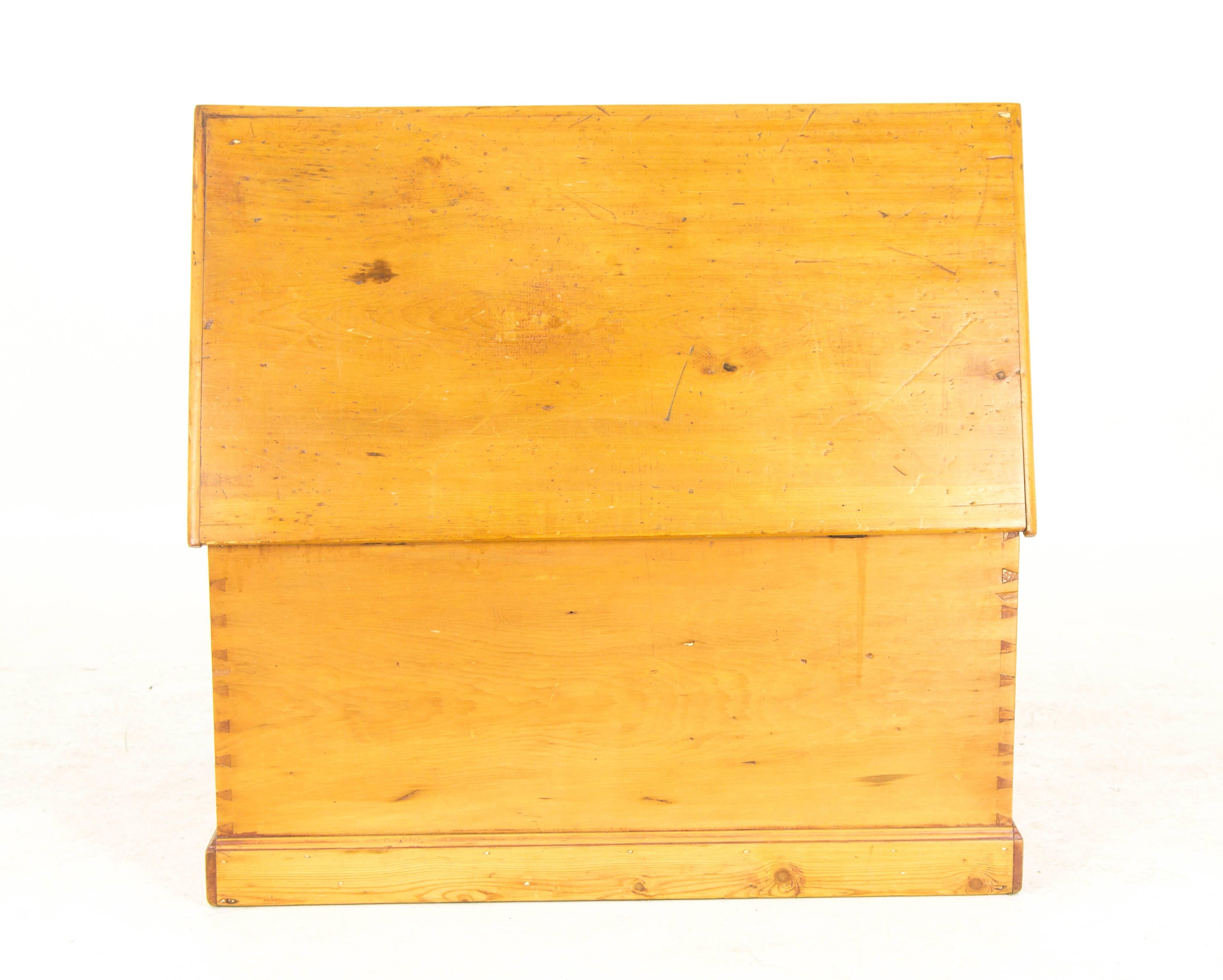 pine storage box