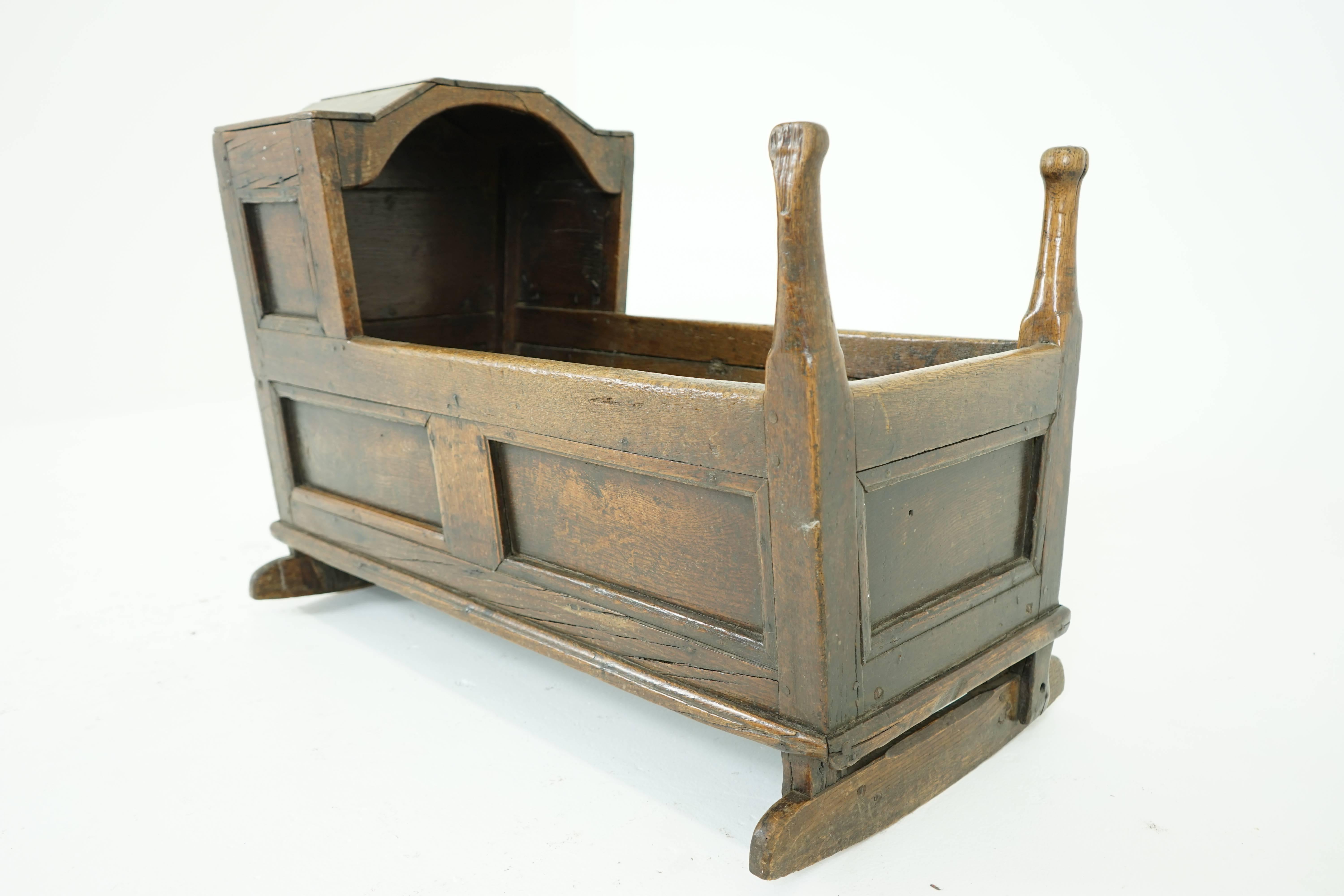 antique wooden cradle