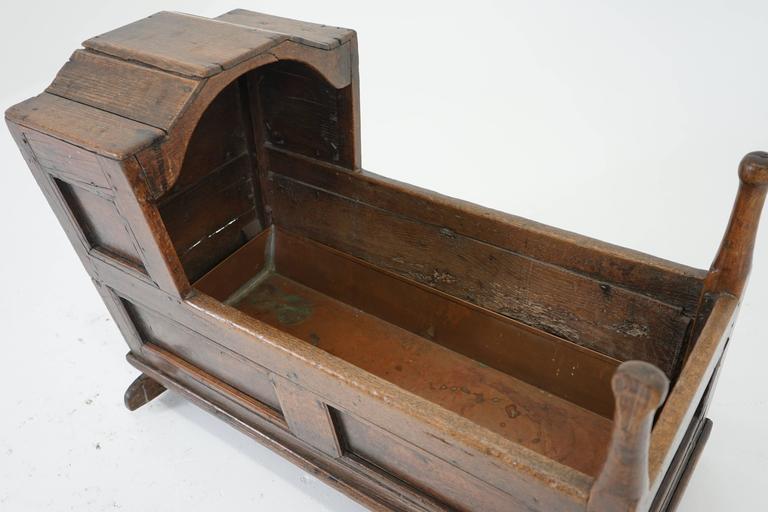 Antique Wooden Babys Cradle, Scotland, 1750 at 1stdibs