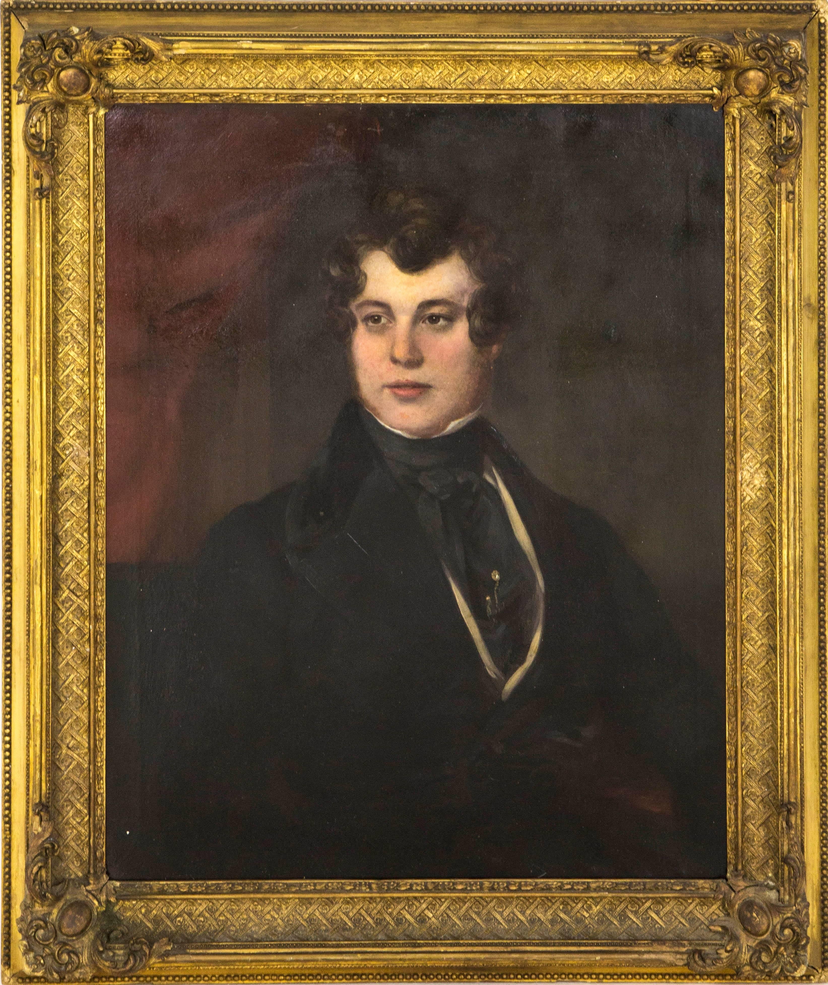 19th century oil portrait gilded frame portrait of gentleman B642

British, Early 1800s
Half lenght portrait
Nice detail
Displayed in original gilded frame
Unsigned
Some repairs (see photos)

Was $1850 now just $950!!

B642
Image size 25