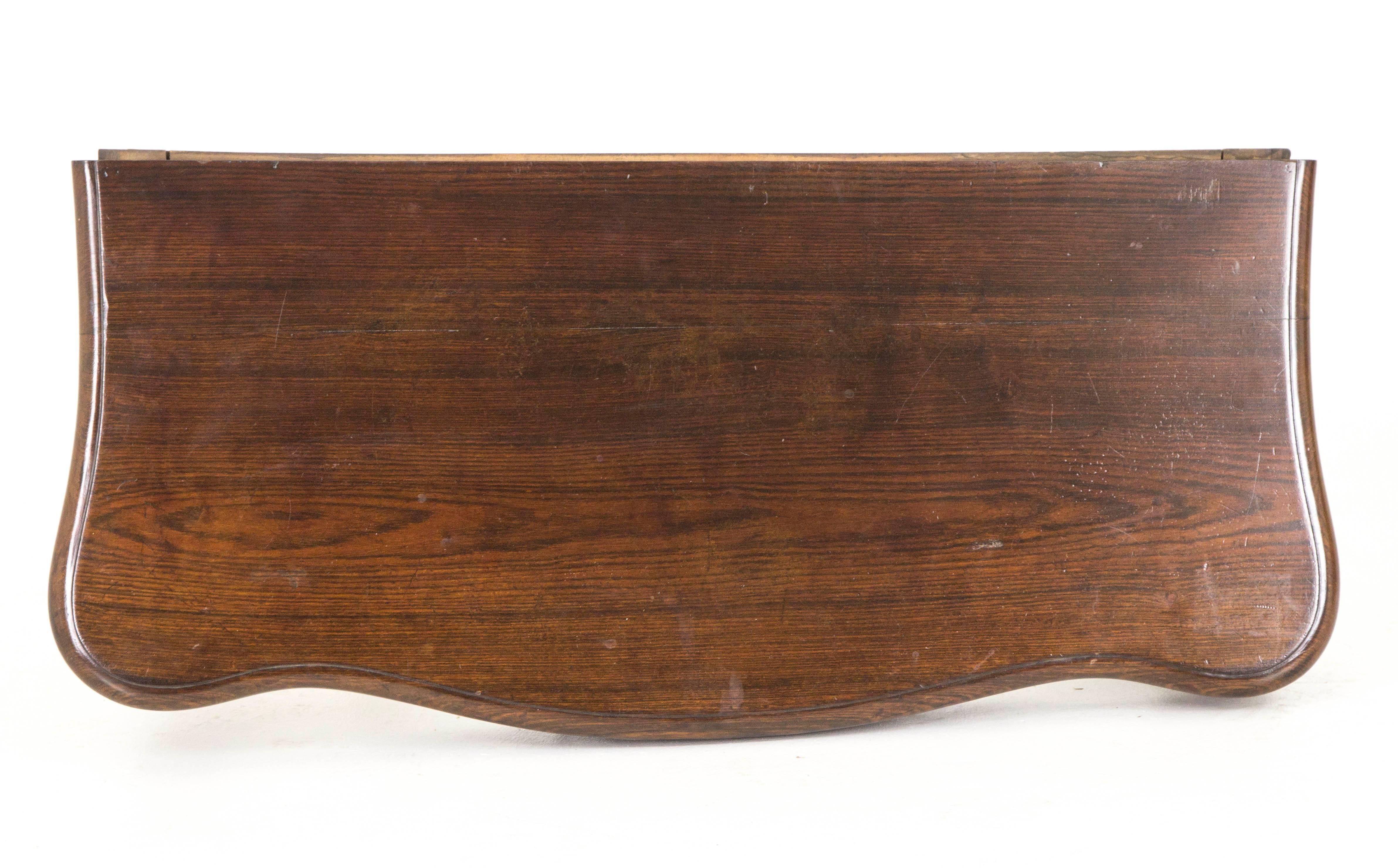 Antique Console Table, Carved Walnut Table, France 1880, B777 In Good Condition In Vancouver, BC