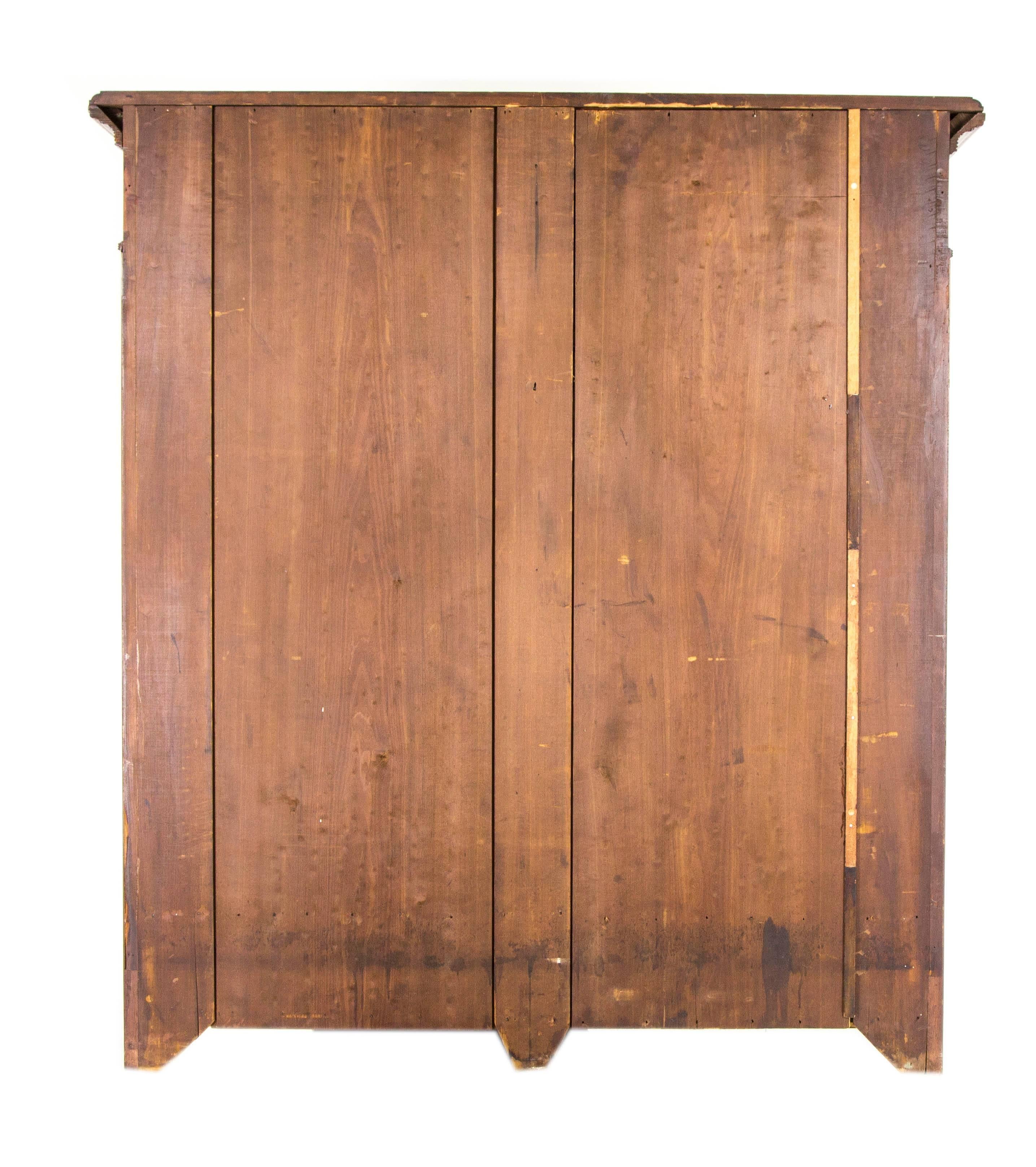 Antique Bookcase,  Antique Display Cabinet, Walnut, Victorian, American 1890 B813 2