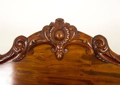 Antique Mahogany Vintage Sideboard Carved Buffet Four-Door Chiffonier, Scotland