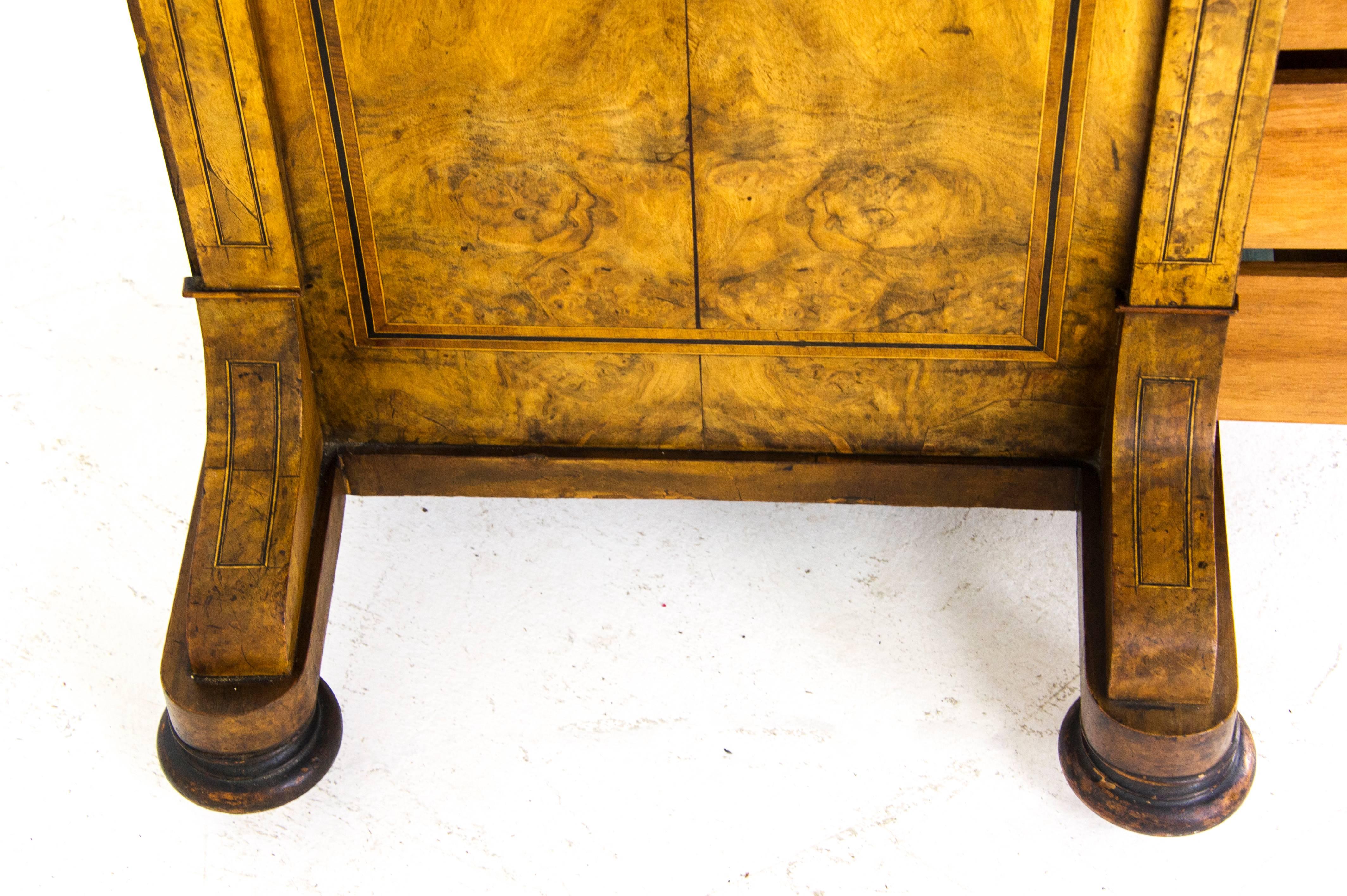 Antique Walnut Desk Davenport Desk  Scotland, 1860 3