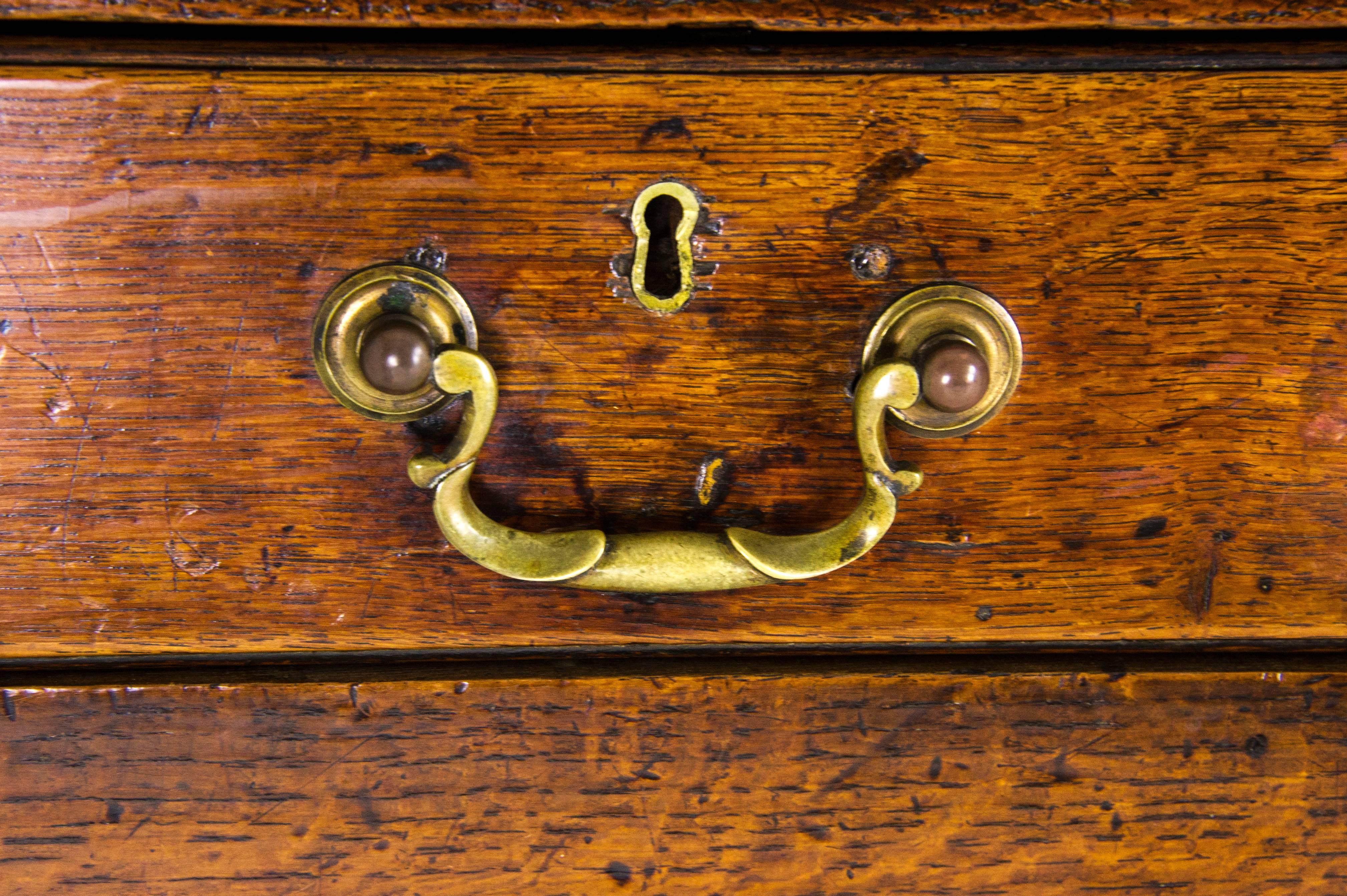 Hand-Crafted Antique Oak Sideboard Oak Dresser England, 18th Century