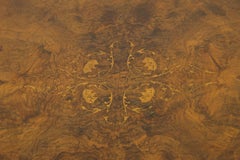 Antique Loo Table, Antique Coffee Table, Burr Walnut, Scotland, B920