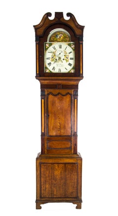 Antique Long Case Clock, Grandfather Clock, 8 Day Movement, Wales, 1820, B725