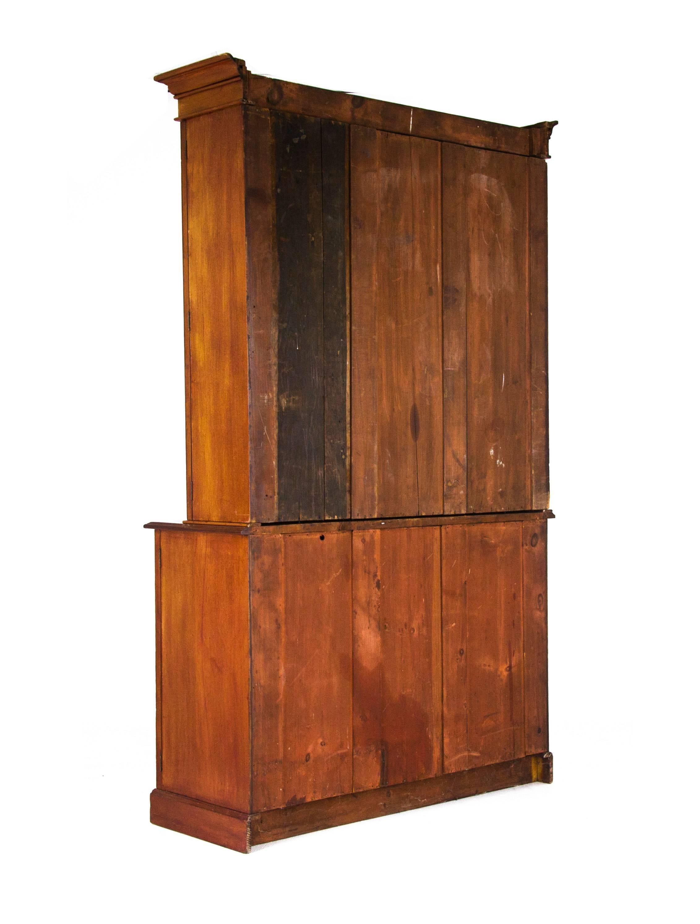 Antique Bookcase, Walnut Display Case, Victorian, Scotland 1870, B776 REDUCED In Good Condition In Vancouver, BC