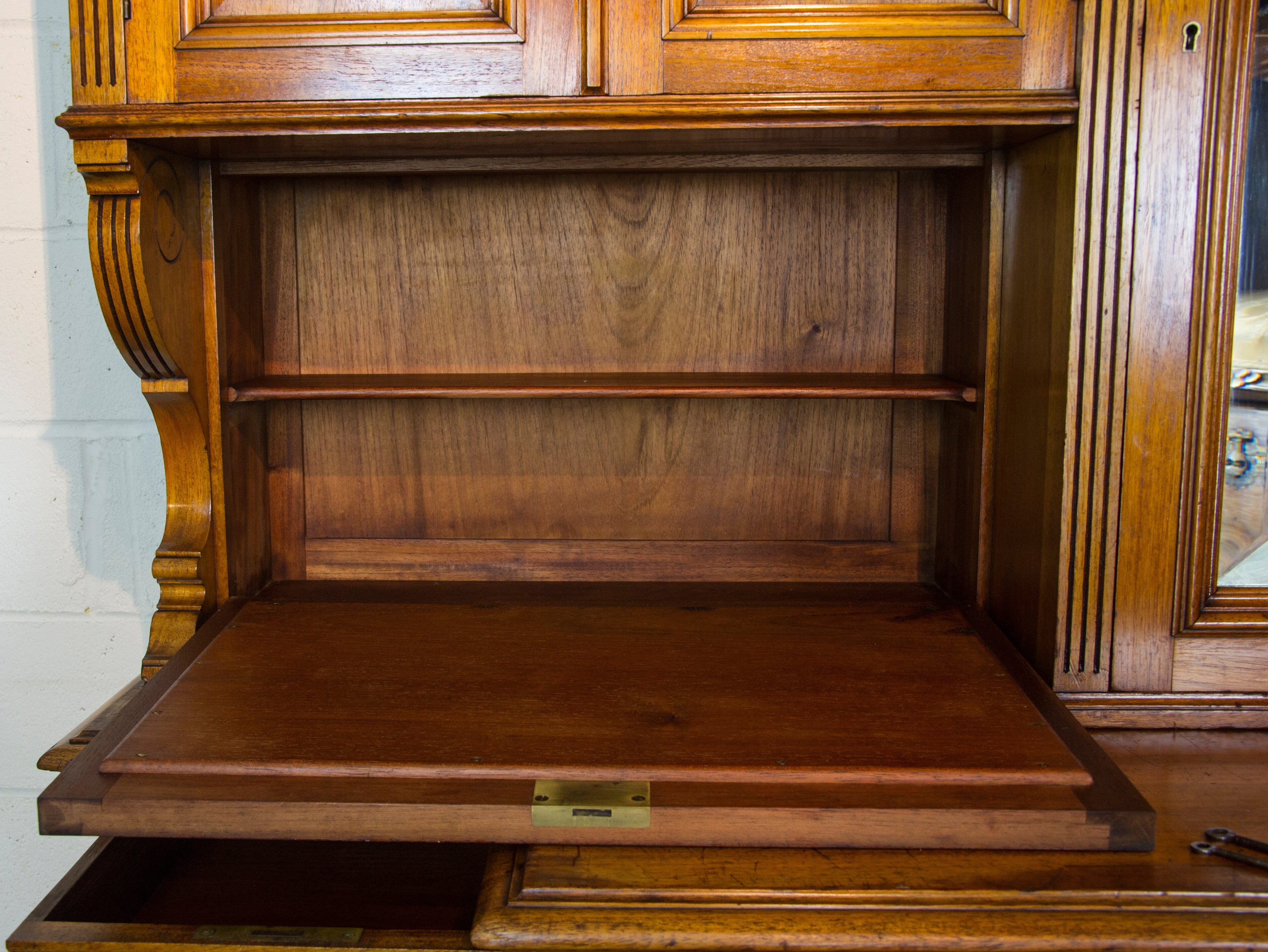 Antique Apothecary Cabinet, Antique Dentist Cabinet, Solid Walnut, 1870, B1061 Antique Apothecary Cabinet, Antique Dentist Cabinet, Solid Walnut, 1870, B1061