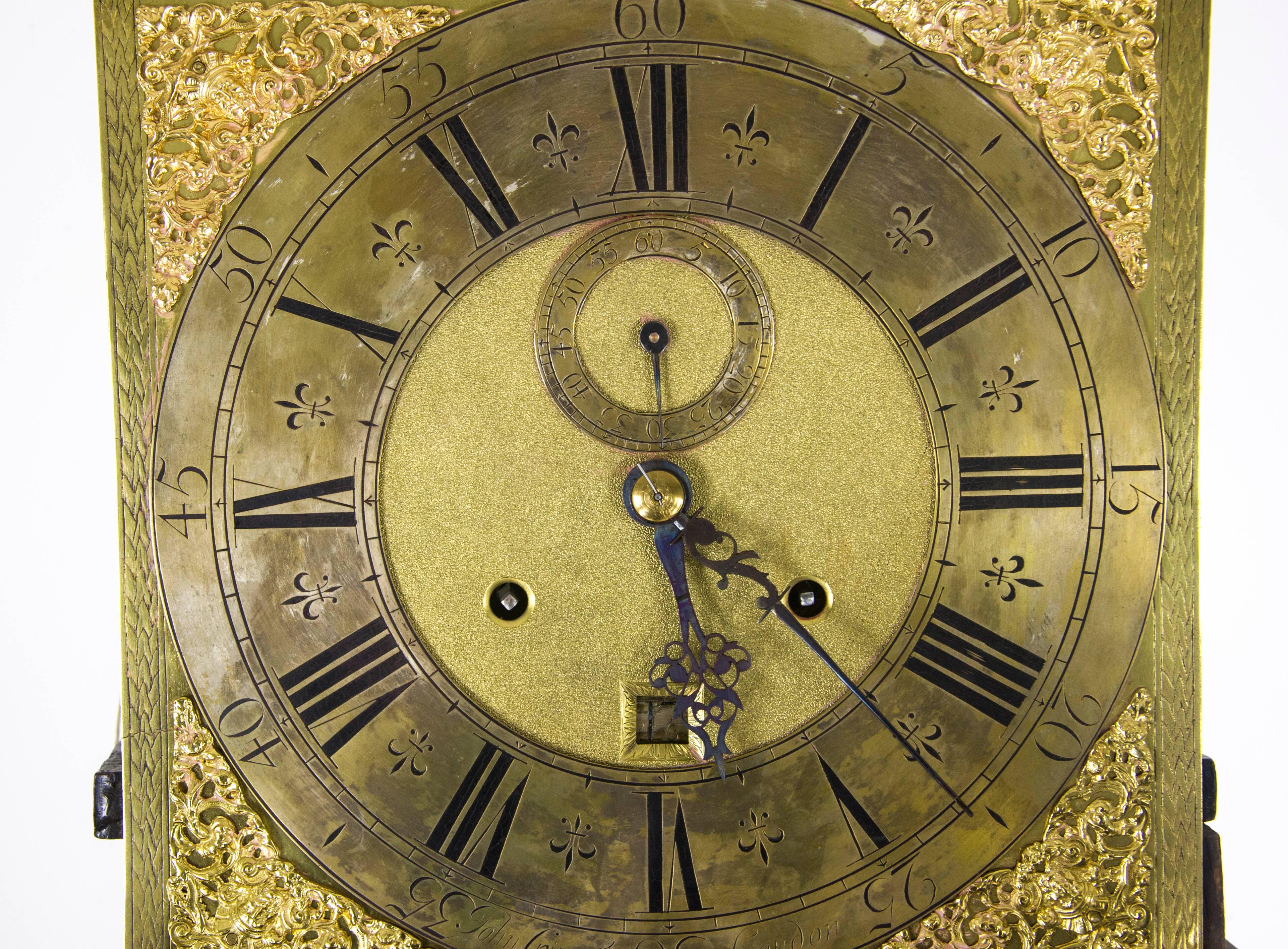 Early 18th Century Antique Grandfather Clock  John Crucefix of London, 1720  Long Case Clock