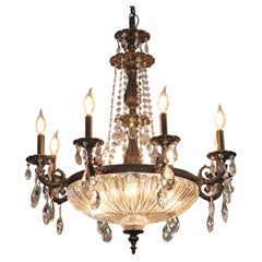 Schonbek 6 Light 5692 Crystal Milano Chandelier 31 X 27