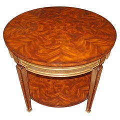 Theodore Alexander Eglomosie Mahogany Two Drawer Center Table