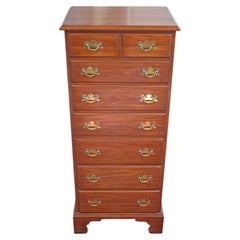 Henkel Harris Virginia Galleries Cherry Wood 7 Drawer Lingerie Chest