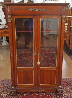 Late 19th Century Mahogany French Empire Two Door Cabinet