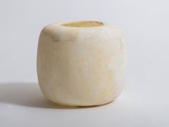Round Egyptian Alabaster Jardiniere Vase