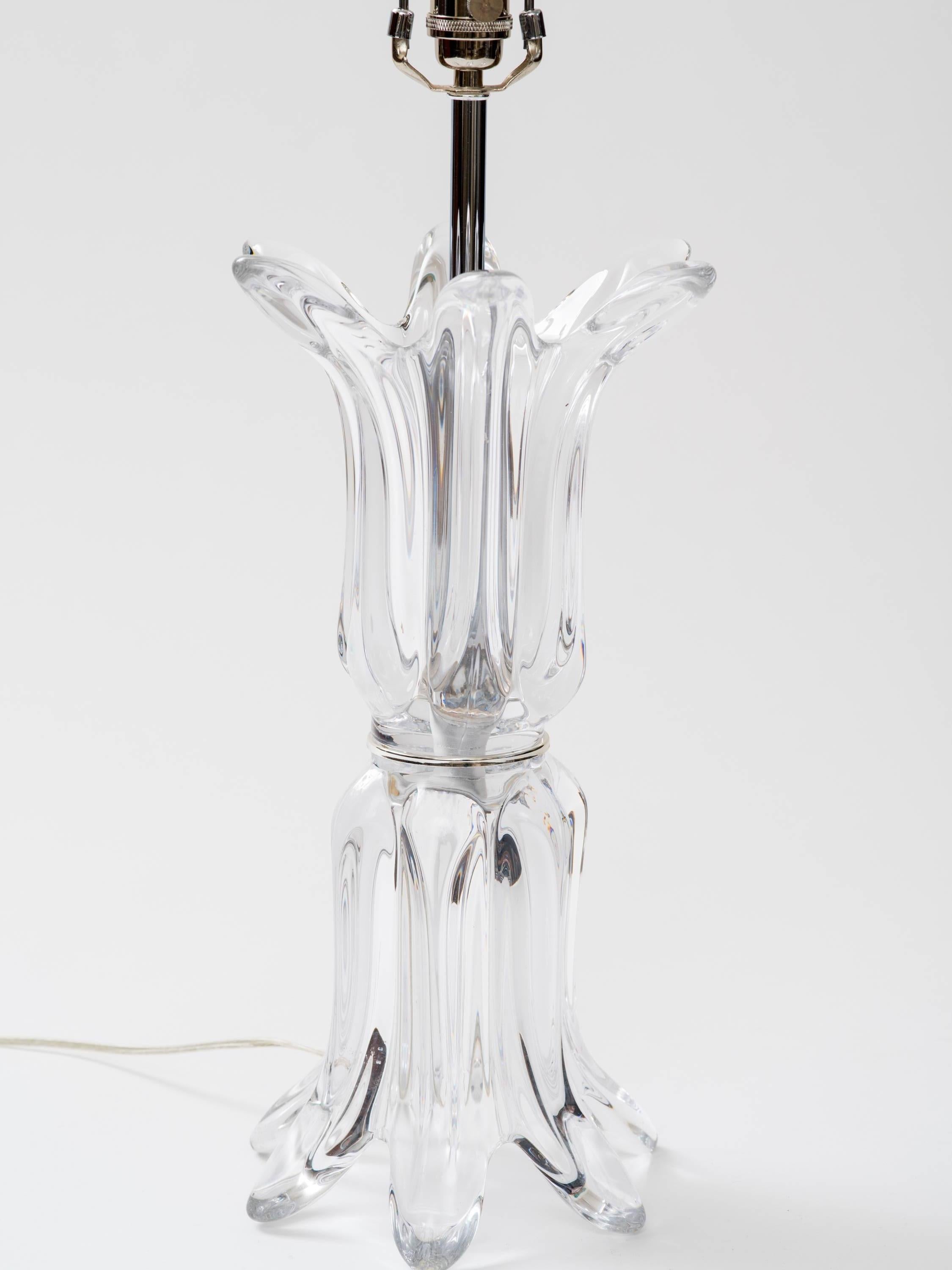 Italian 1970s Hand Blown Murano Glass Sculptural Lamp For Sale