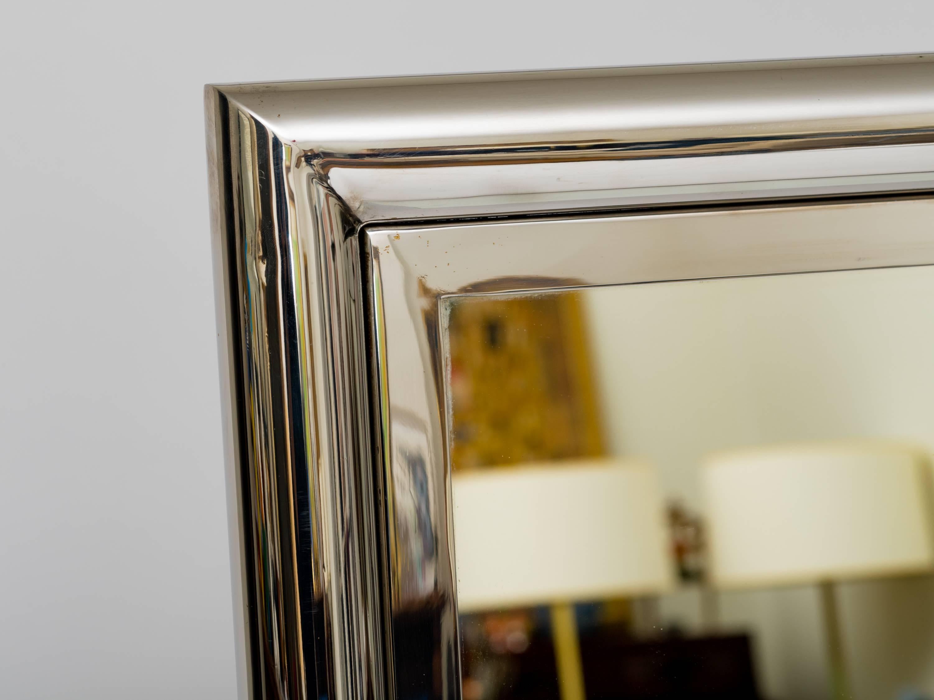 American Nickeled Bronze Rectangular Mirror