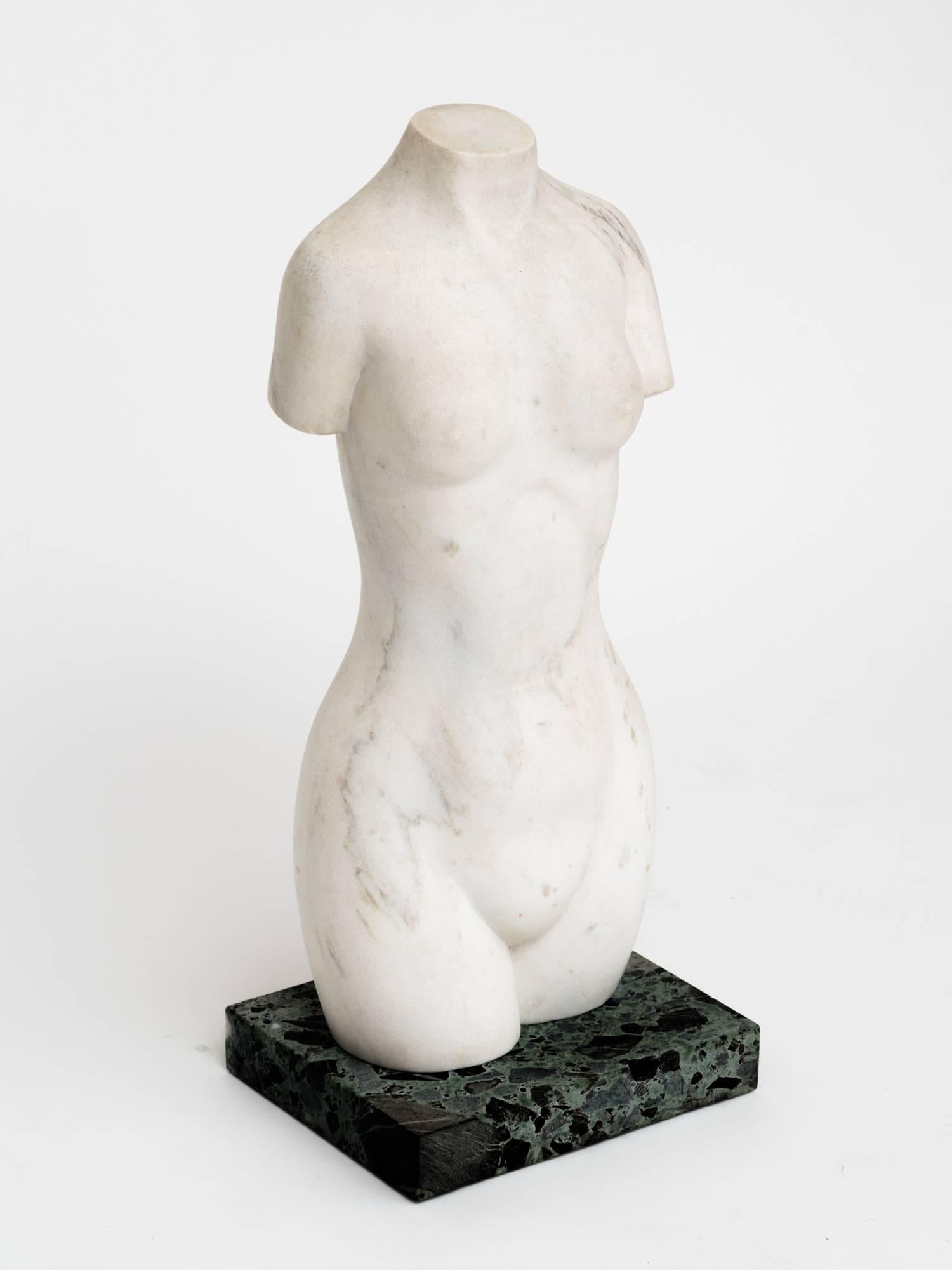 Shi-Jia Chen Nude Marble Torso Sculpture 1