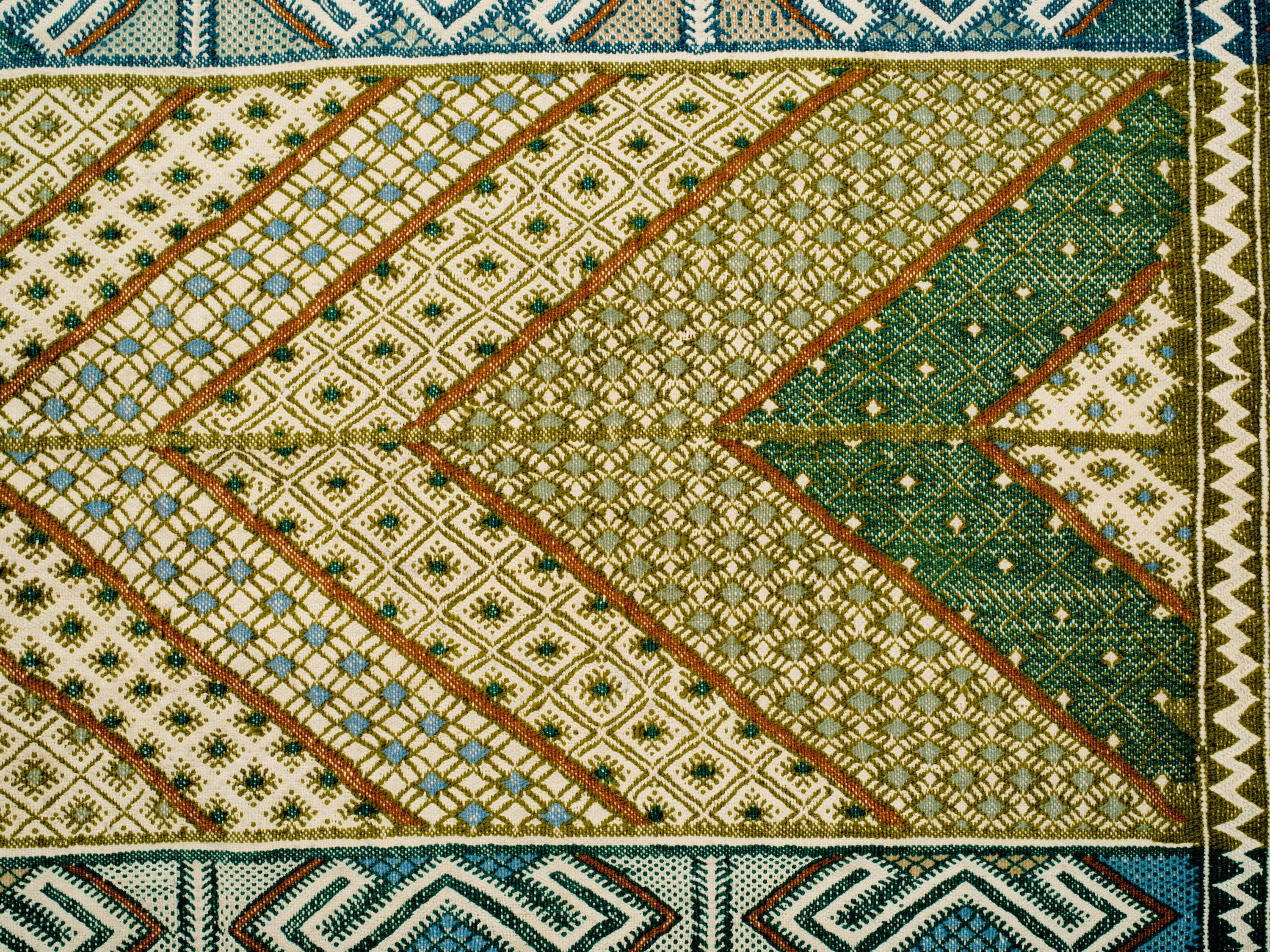 cotton flat weave rug