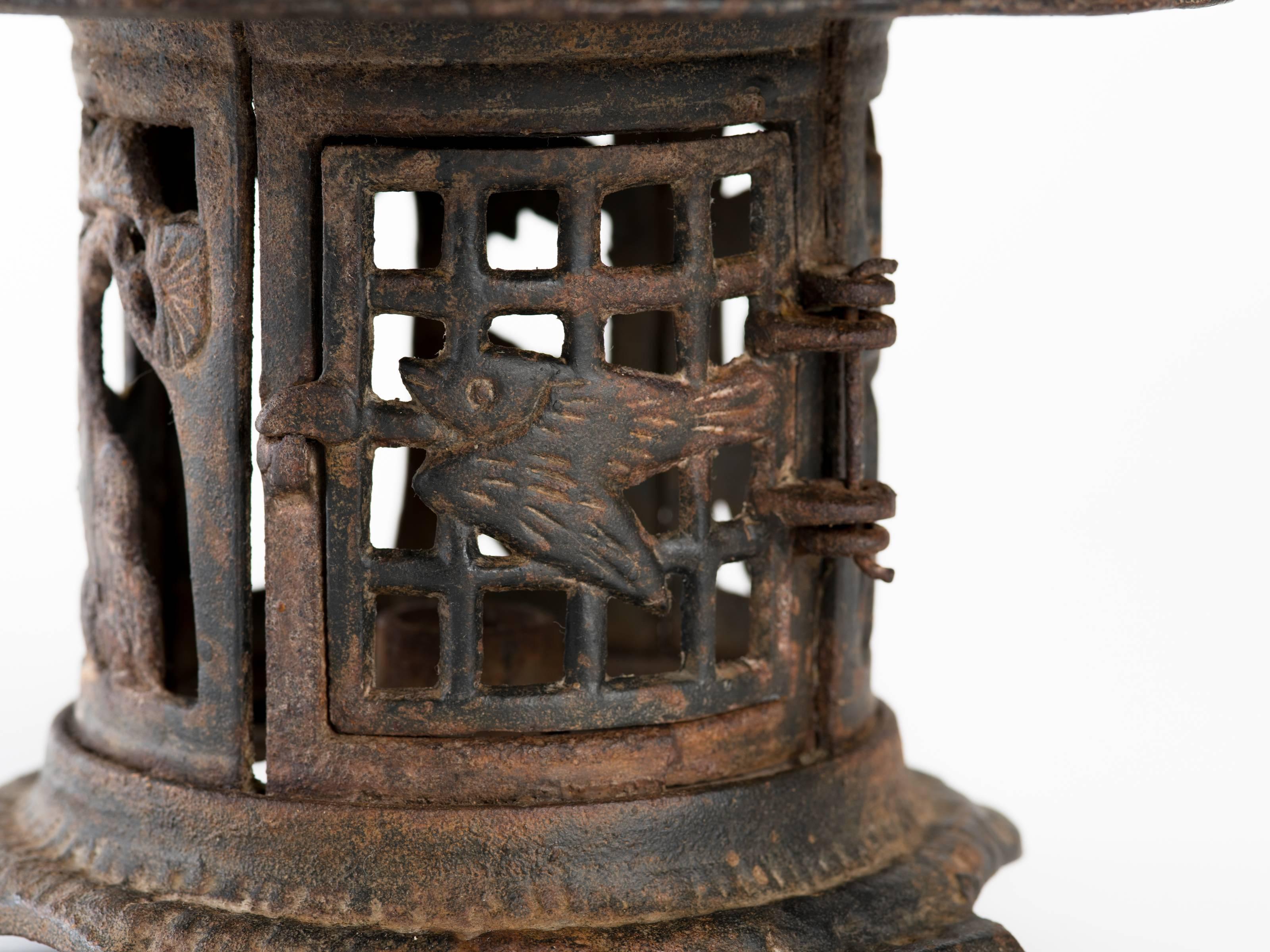 japanese iron lantern