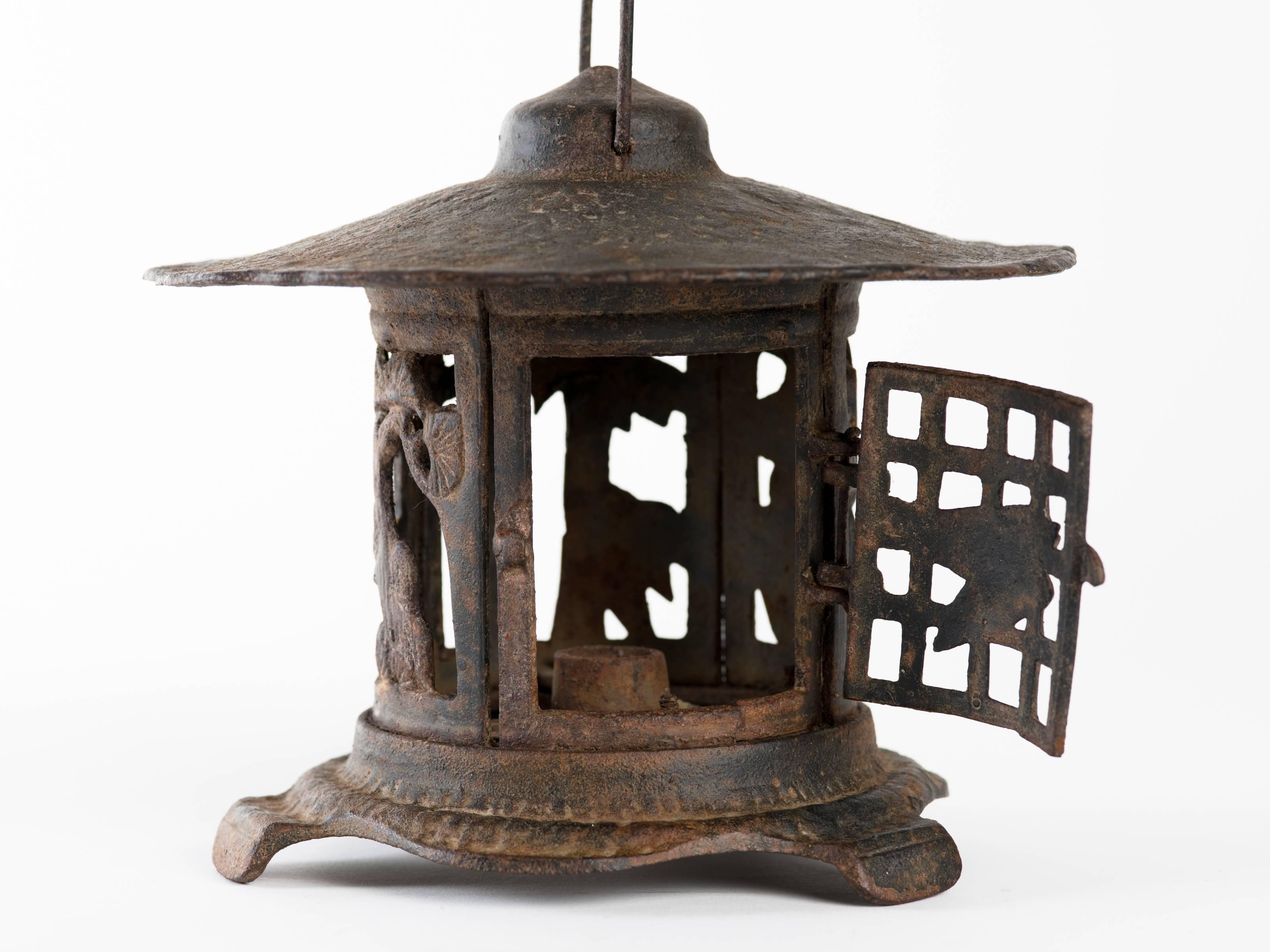 japanese cast iron lantern