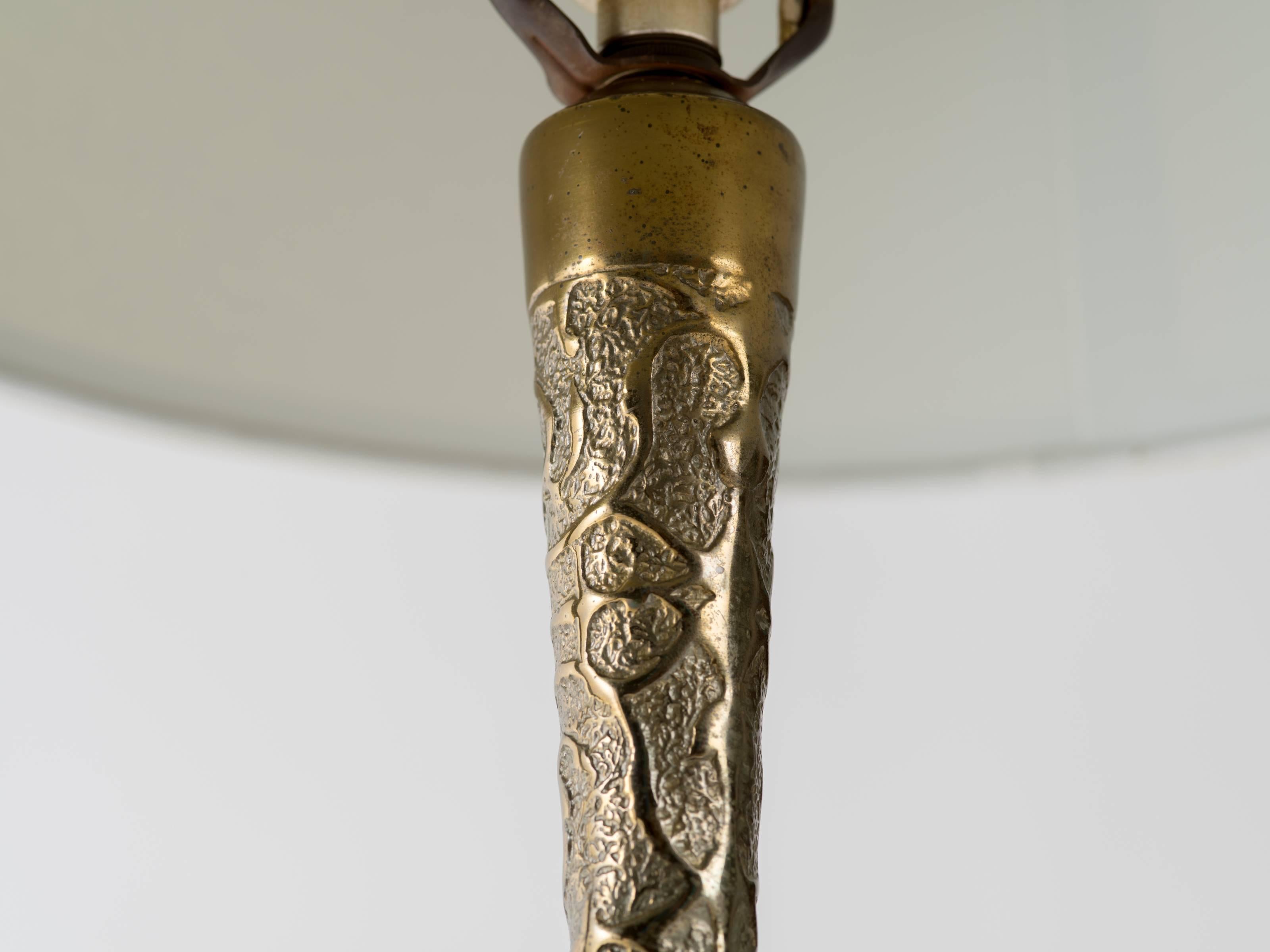 vintage brass genie lamp