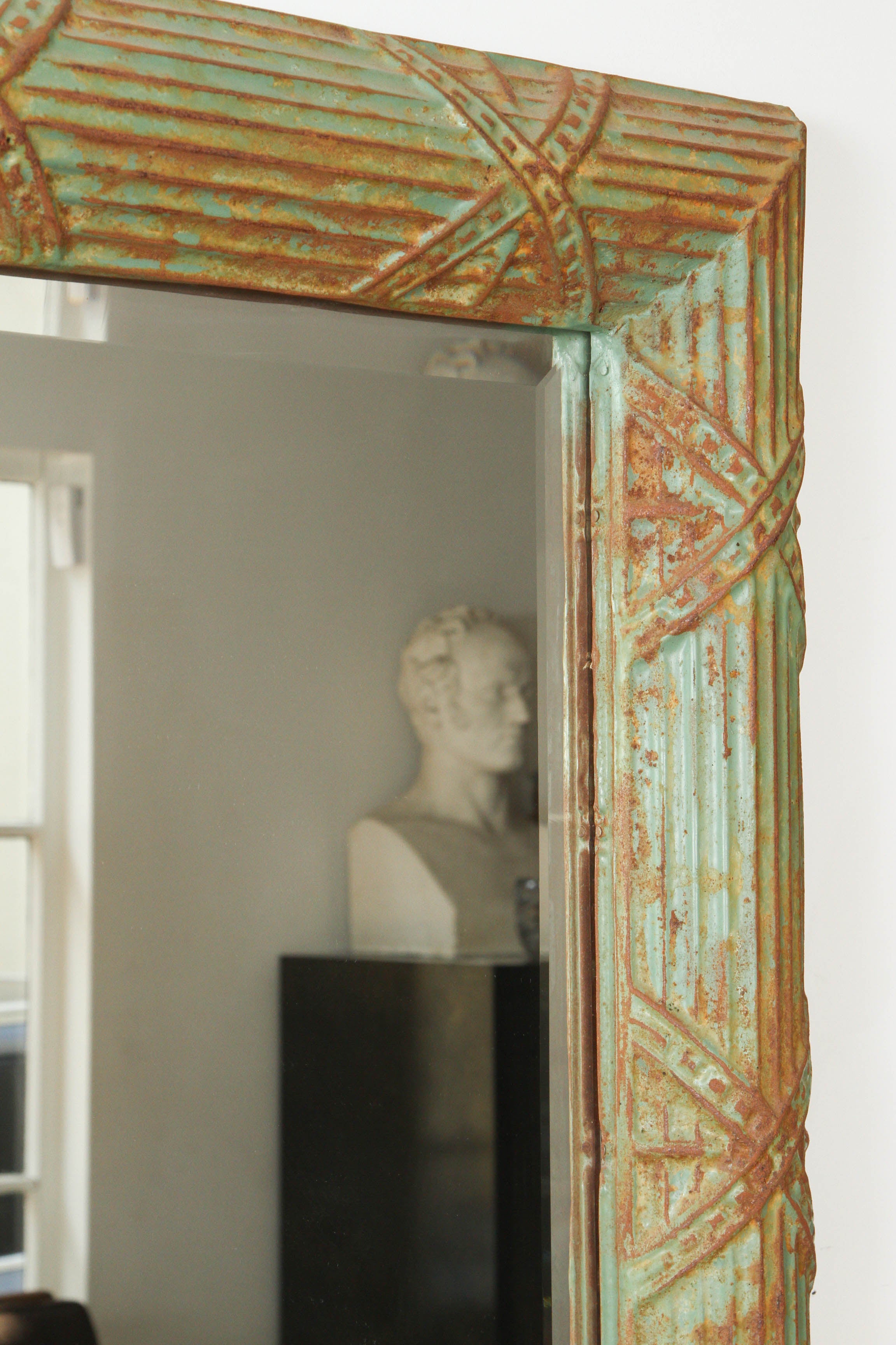 Vintage Mirror with Patina  2