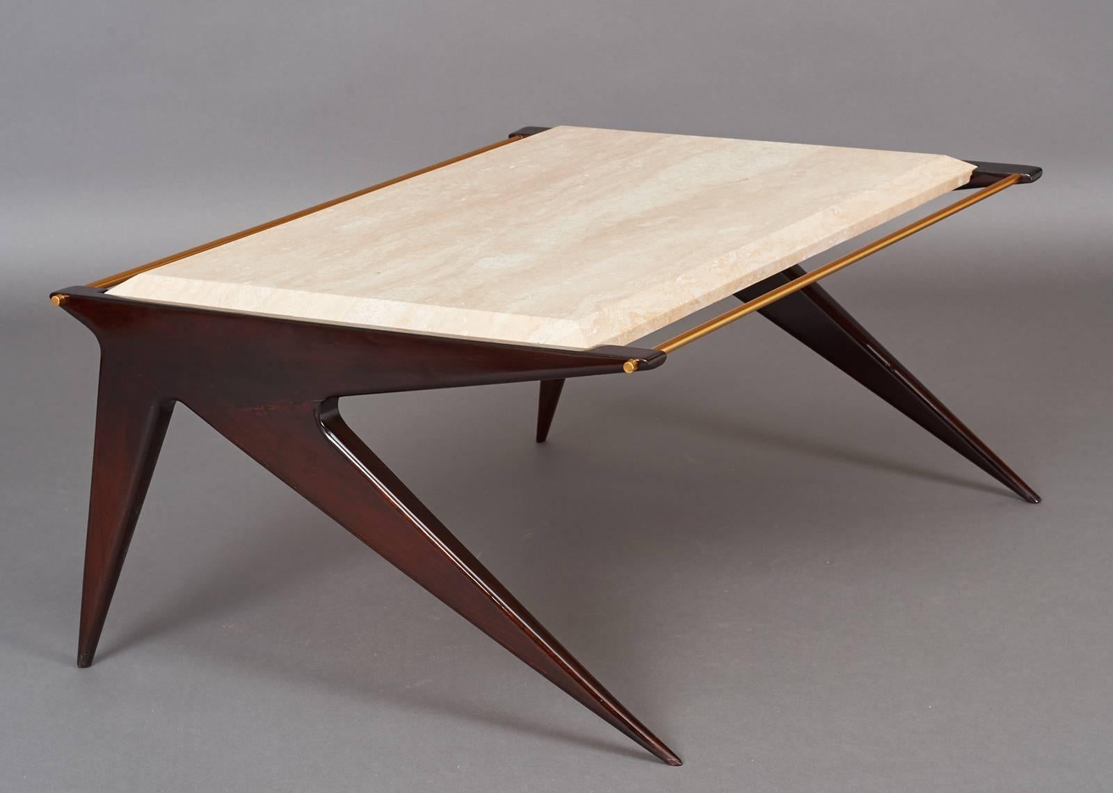 Sculptural Mid-Century Italian Coffee Table In Excellent Condition In New York, NY