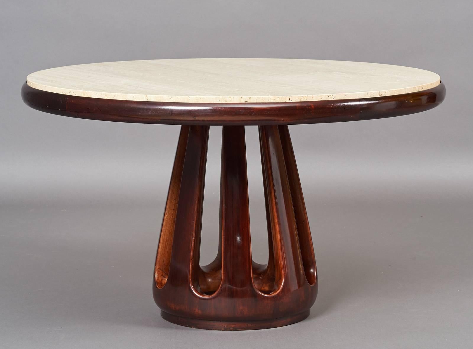 Italian Mid-Century Sculpted Table, ca .1950 In Excellent Condition In New York, NY