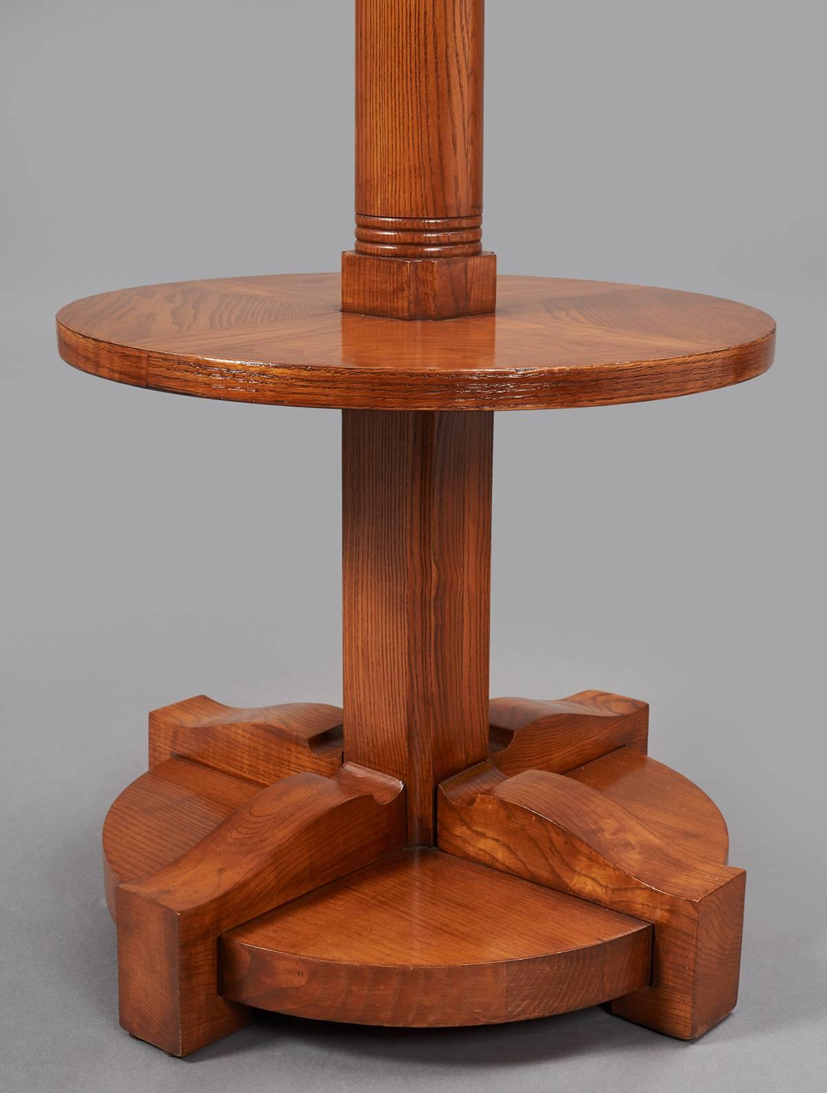 wooden lamp stand