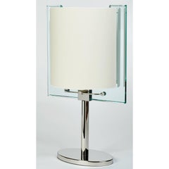 Important Fontana Arte Glass Table Lamp, circa 1990