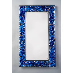 Enameled Mirror by Bruno Martinazzi, 1970s