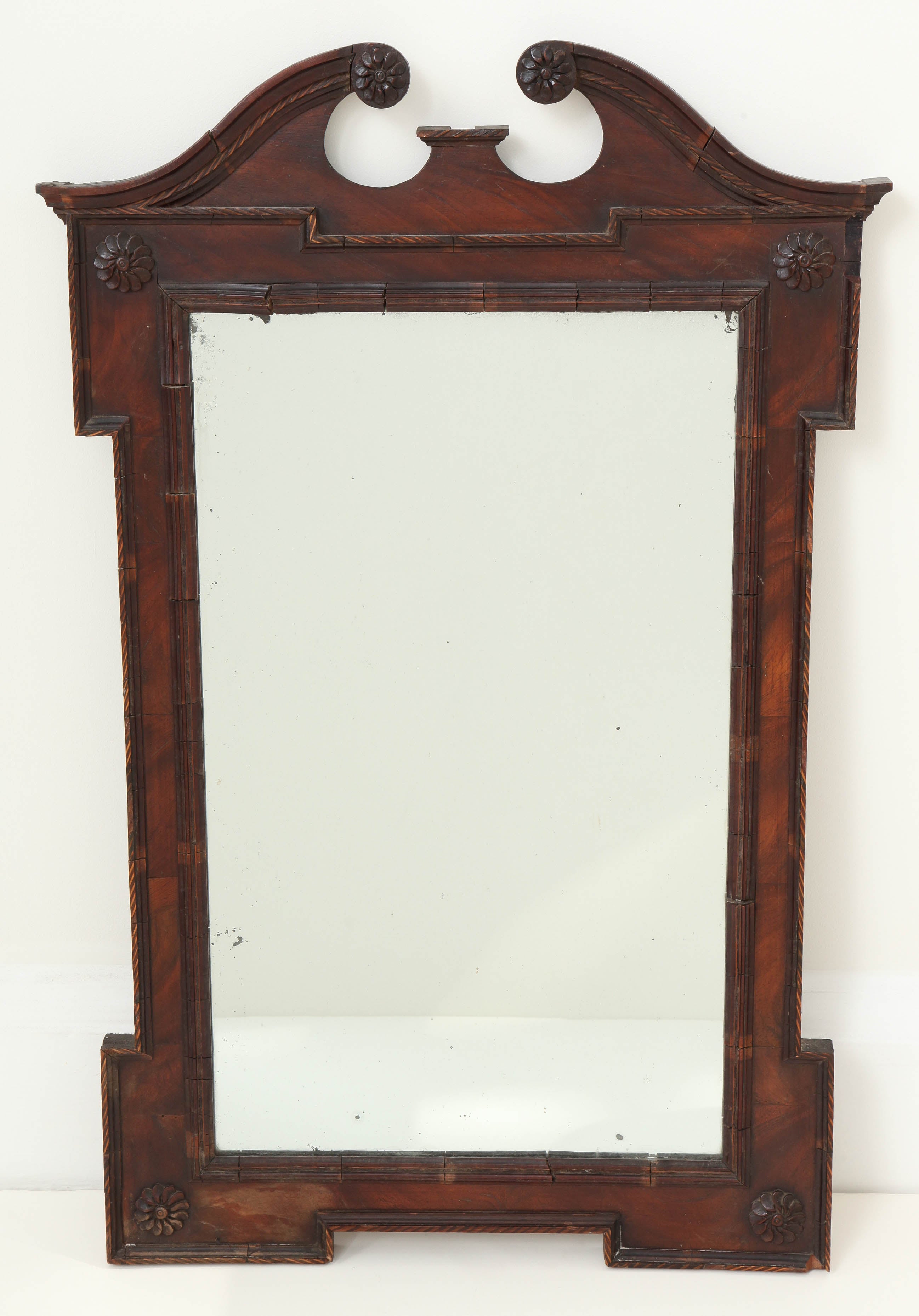 18th Century English Mahogany Mirror