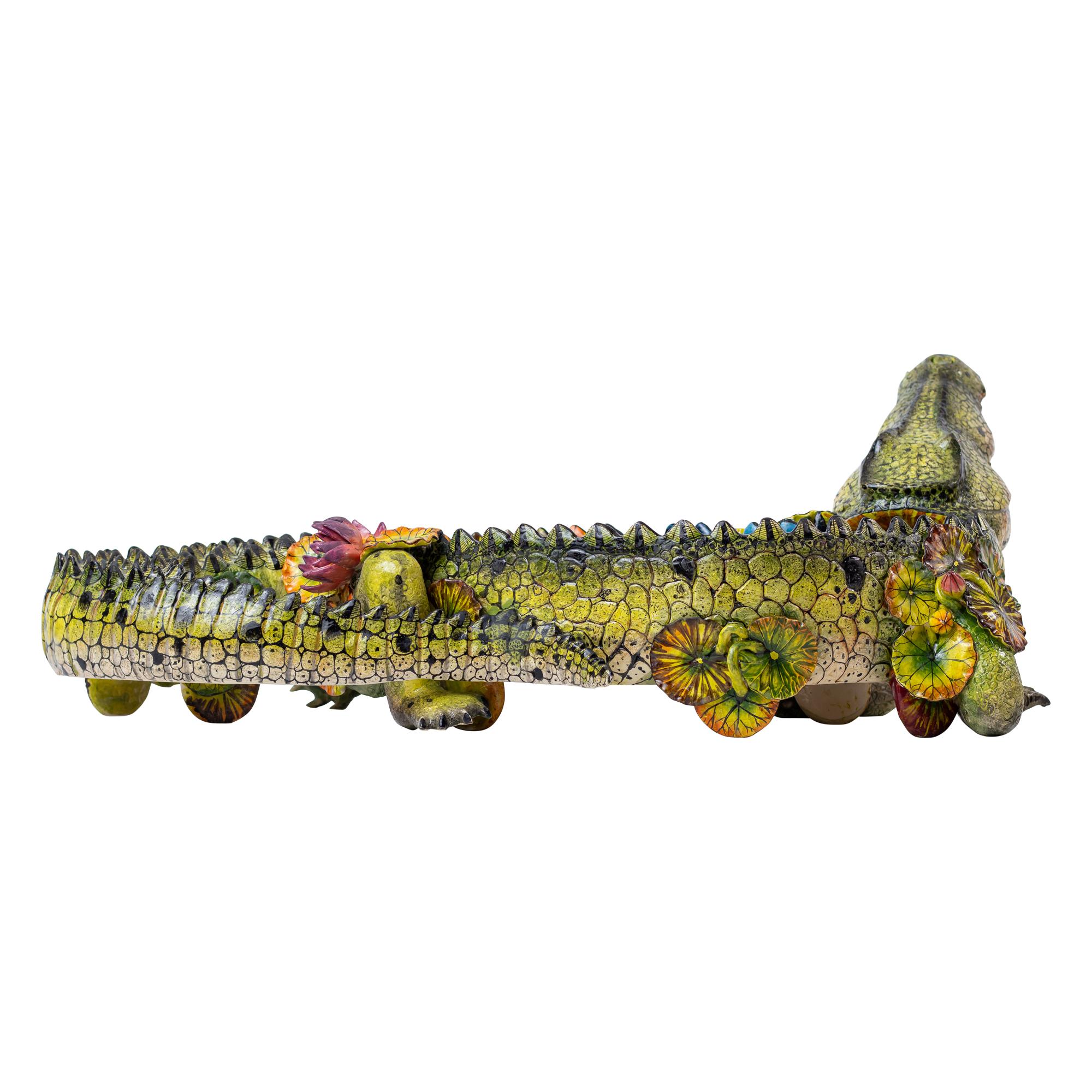Ciotola Crocodile River Guardian, realizzata a mano in Sudafrica In condizioni Nuovo in vendita a North Miami, FL