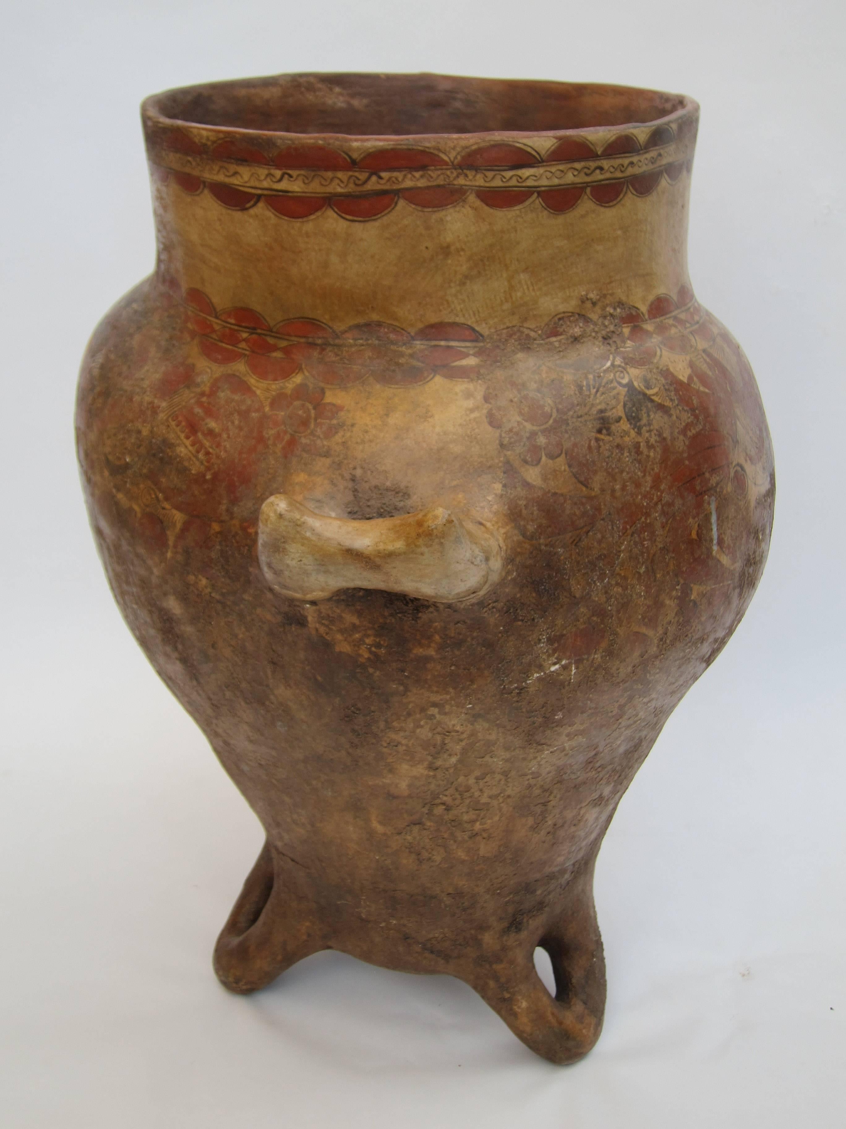 Mexican Antique Water Vessel, Guerrero For Sale